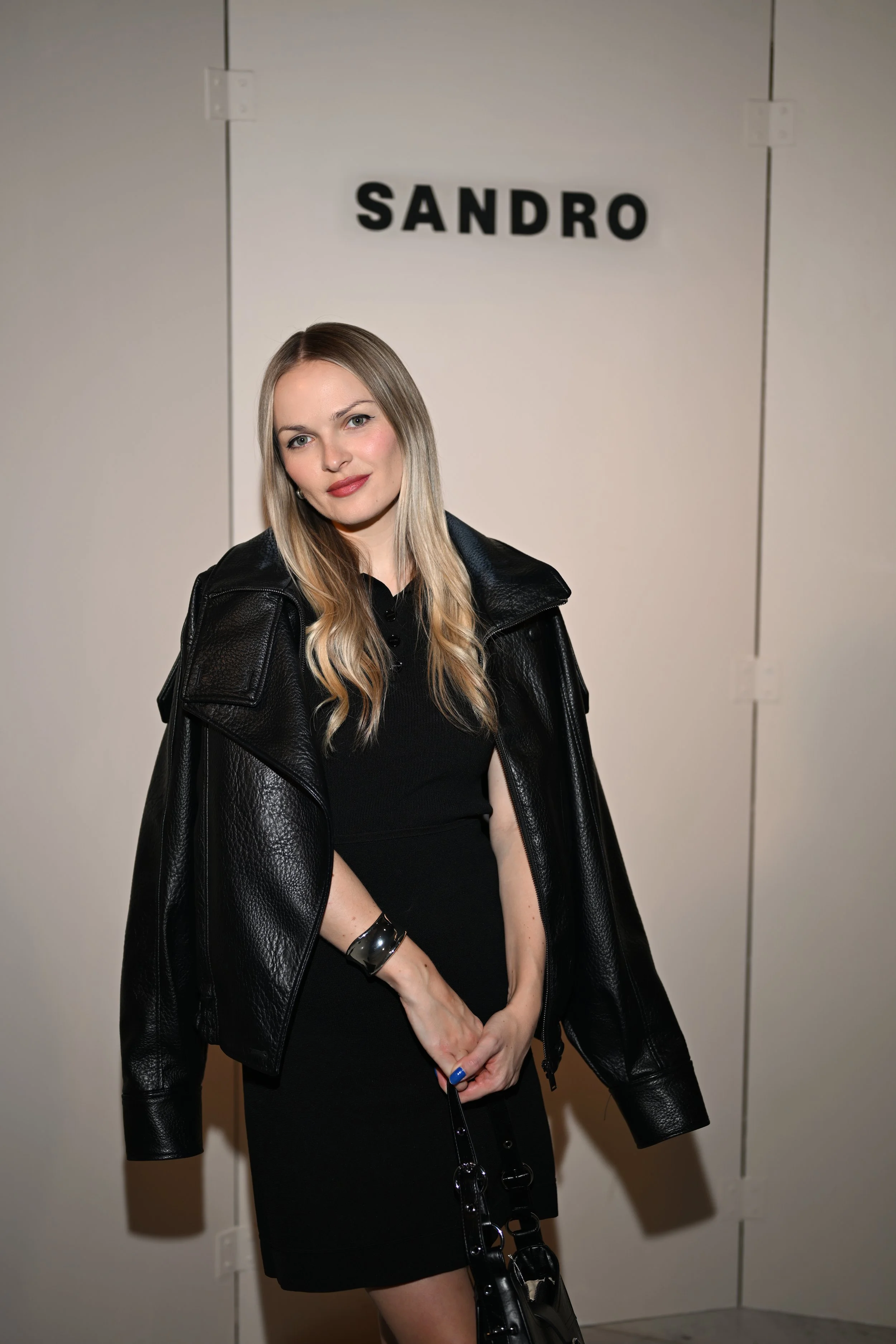 Svenja Ava at Sandro event