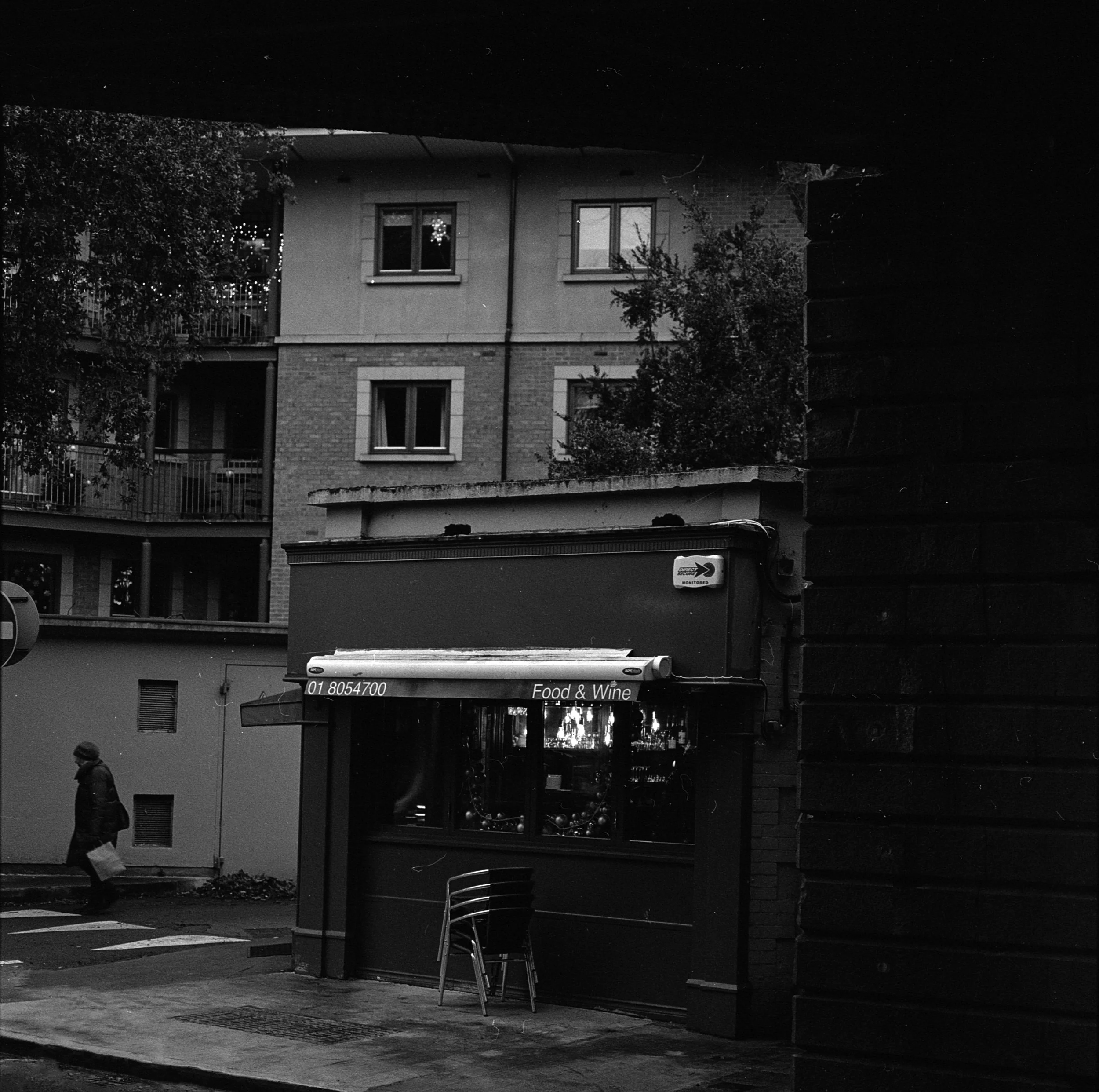 Setting up for the evening 