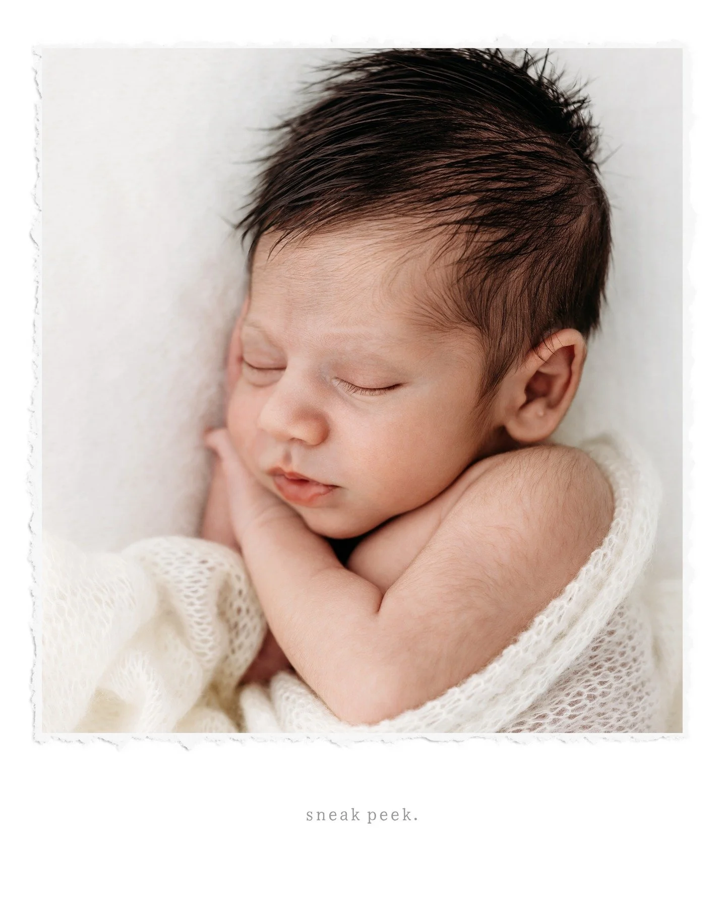 The sweetest little sneak peek of this handsome boy for your Saturday night scroll 🤍