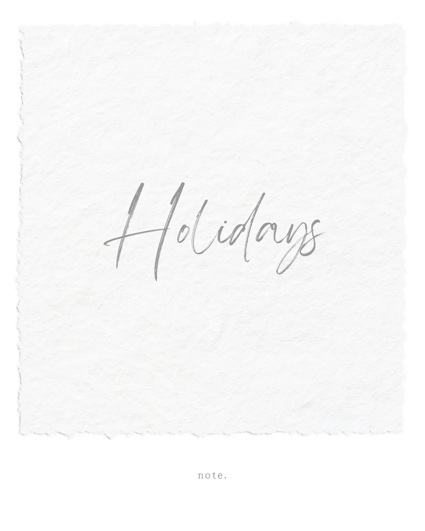 School holidays are in full swing, the kids are full of chocolate, and I&rsquo;m soaking up a little time offline making memories with my family 🤍

I&rsquo;ll see you all back here in a week - but if you&rsquo;re thinking about a session, feel free 