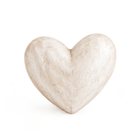 Soft heart illustration representing gently guided family photography.