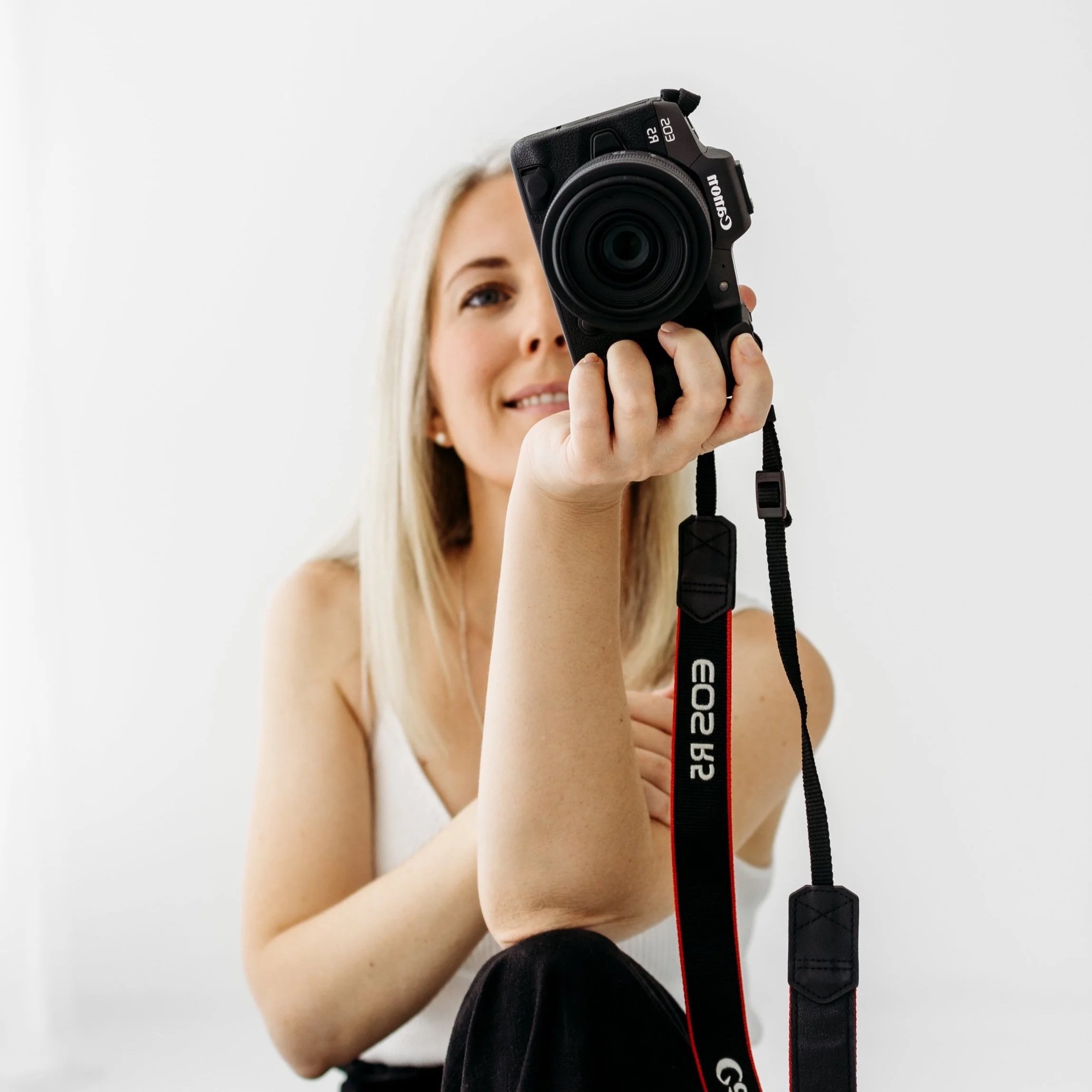 Christeen, photographer behind Love Olive Photography in her Aveley studio