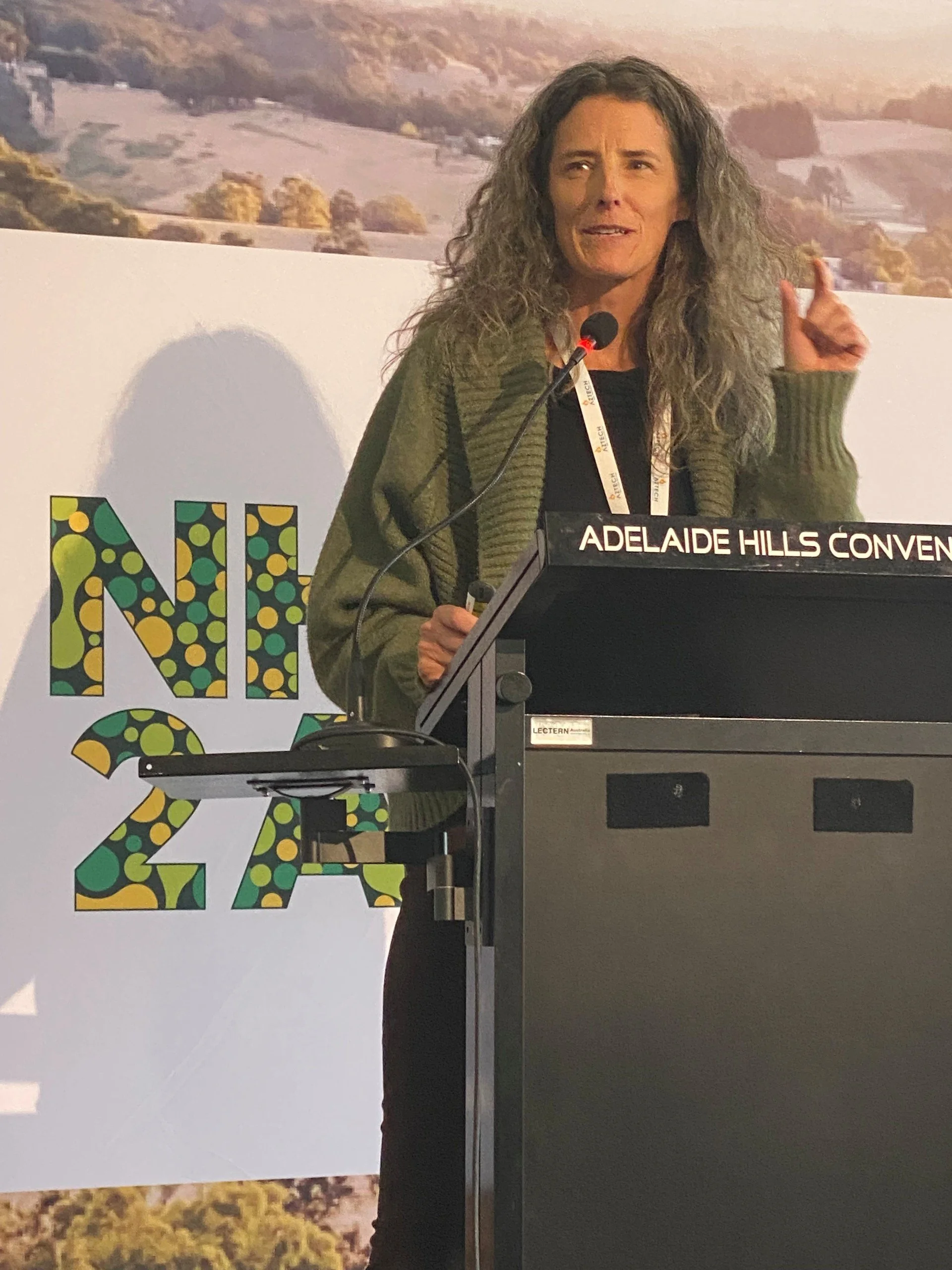 Kim Picard, Executive Director of the Geological Survey Canada’s Calgary division, updates the conference on the start of natural hydrogen exploration in the country.