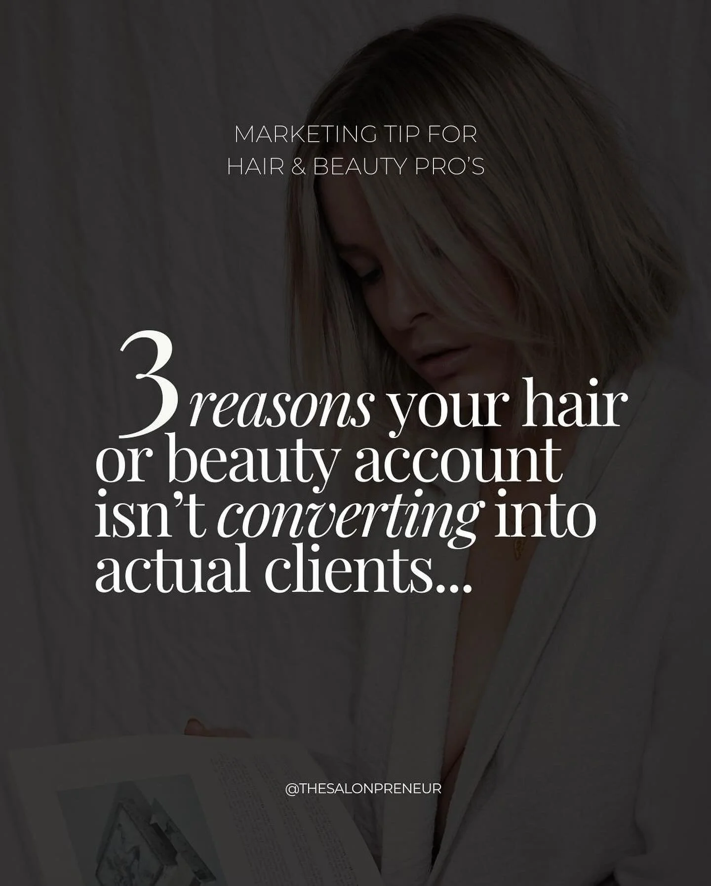 We see this over and over and over again. You literally have 2-3 seconds when people visit your profile for them to decide if they are going to follow you and once they do you need to show them why they should book you. 

A profile showing a combinat