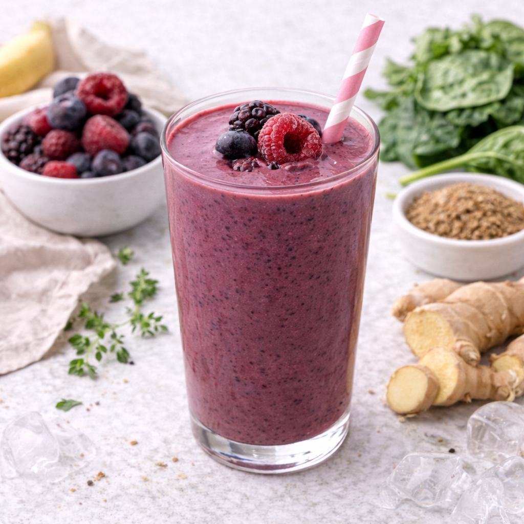 Ginger Berry Smoothie