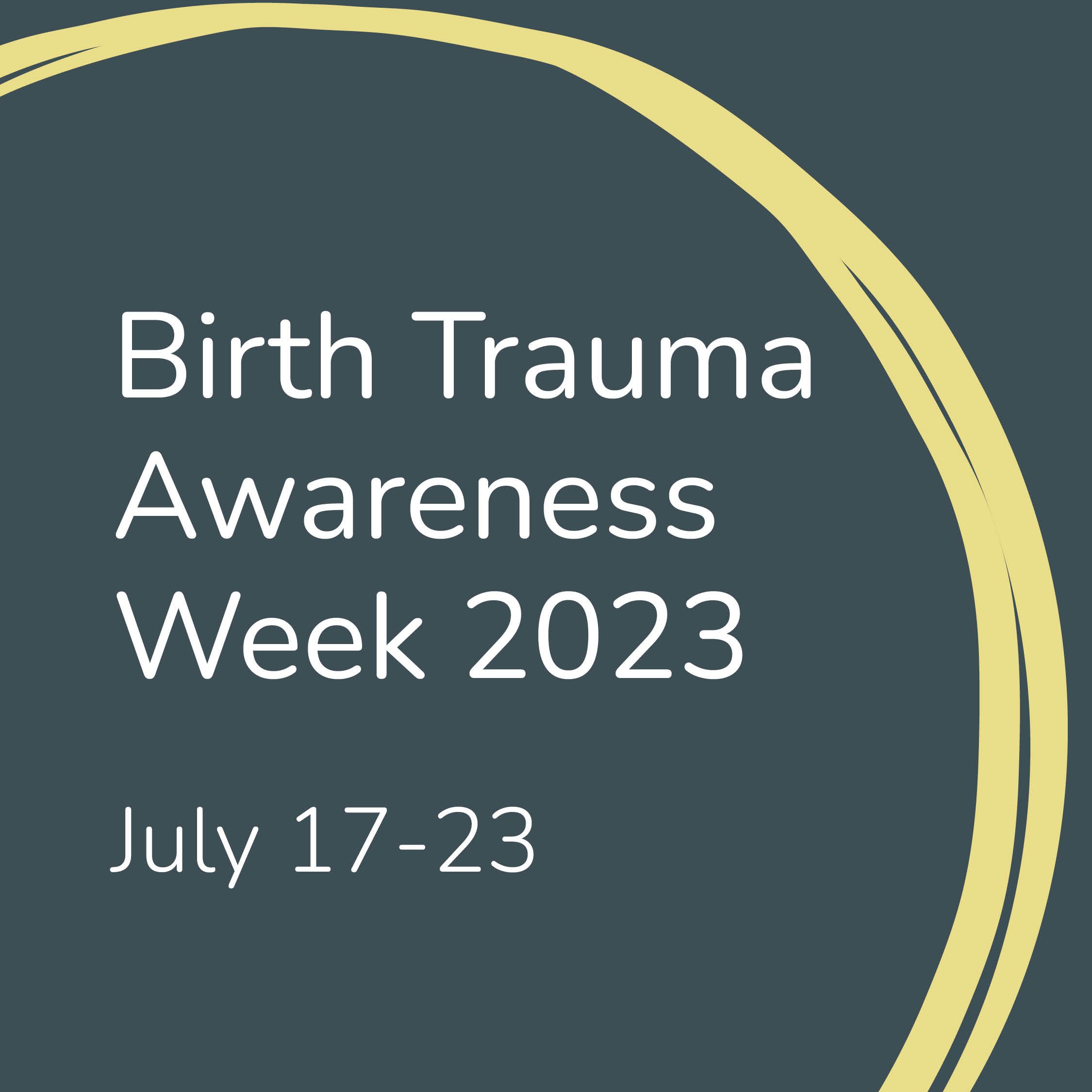 Birth Trauma Awareness Week 2024 - Tami Zorina