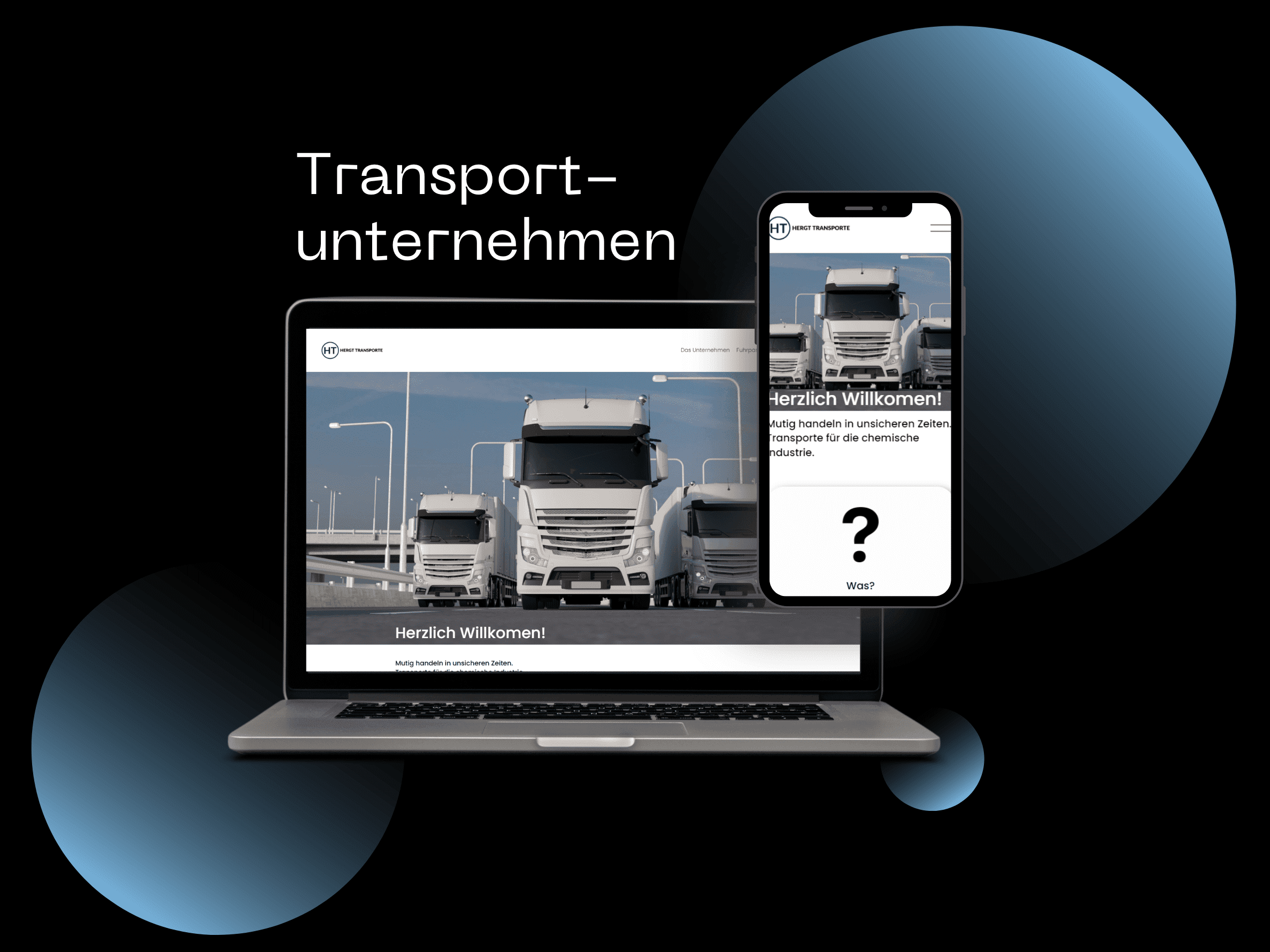 Website erstellt für ein Transportunternehmen Mobile Responsive.png