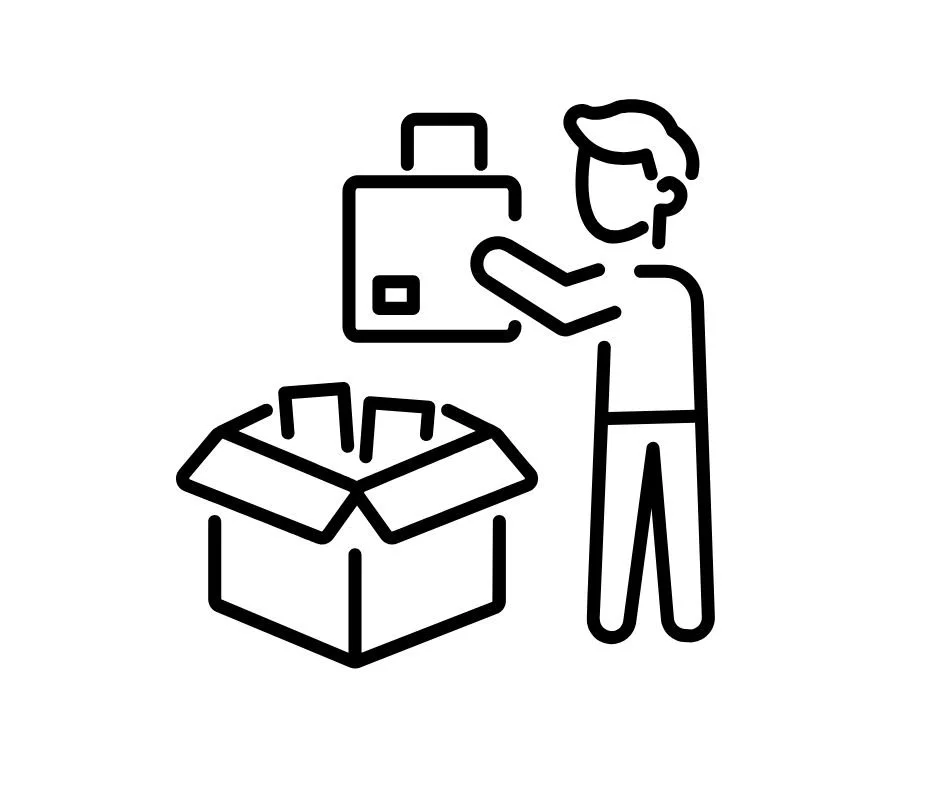 Decluttering and Organising
