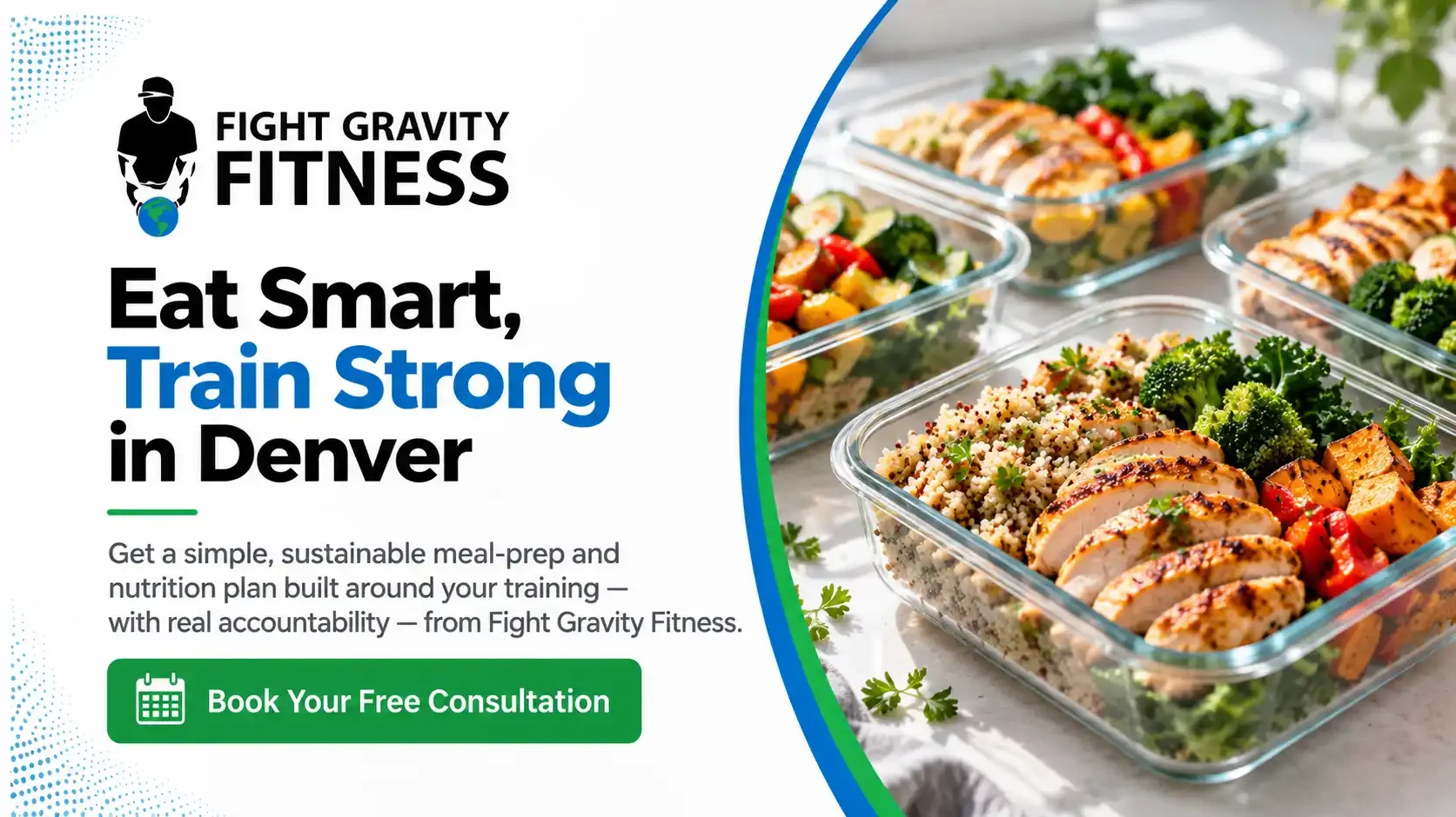 Meal prep for strength training coaching in Denver