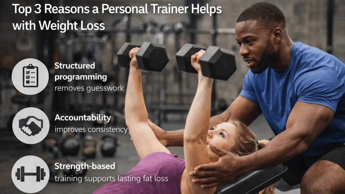 Top 3 Reasons a Personal Trainer Helps with Weight Loss