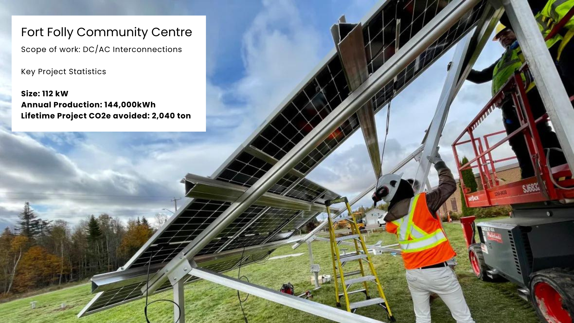 Fort Folly Community Centre Solar Garden