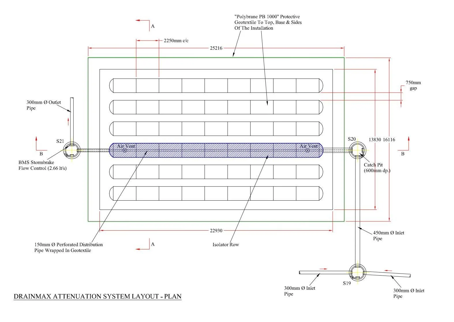 BMS Drainmax Infiltration Tunnel - (Tank 381m3) Ard Michael, Longford Layout.jpg