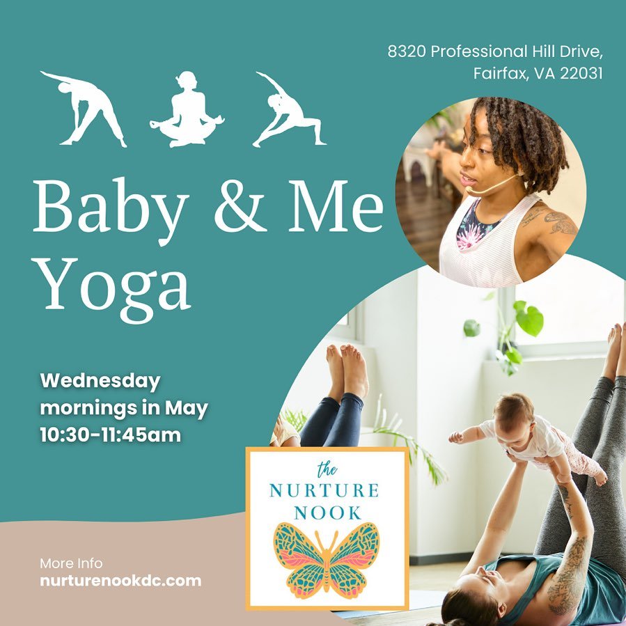 Starting next week in the Nurture Nook yoga room! Join for gentle movement and community with your babe 🤗 and grab coffee and a snack after in @mosaicdistrict ☕️

Registration required- see link in bio.