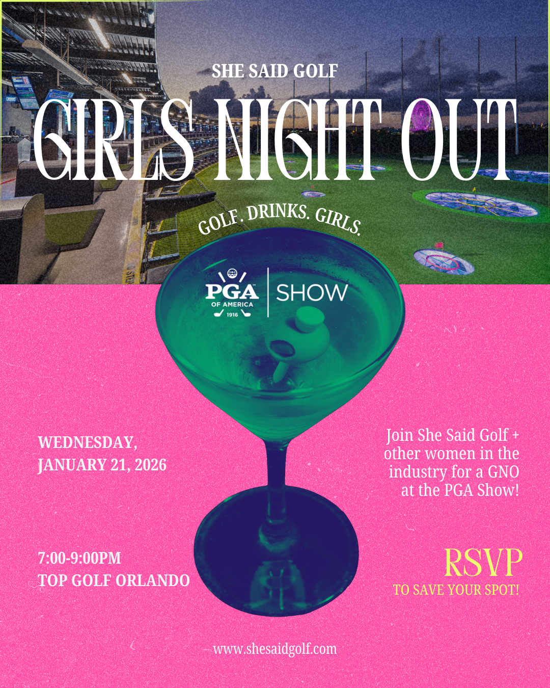GNO at Top Golf: PGA Show Edition