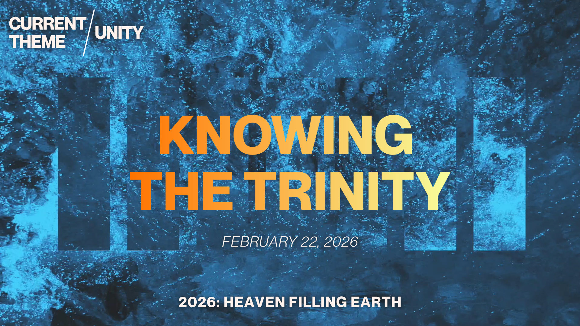 Knowing the Trinity - Pastor Dave