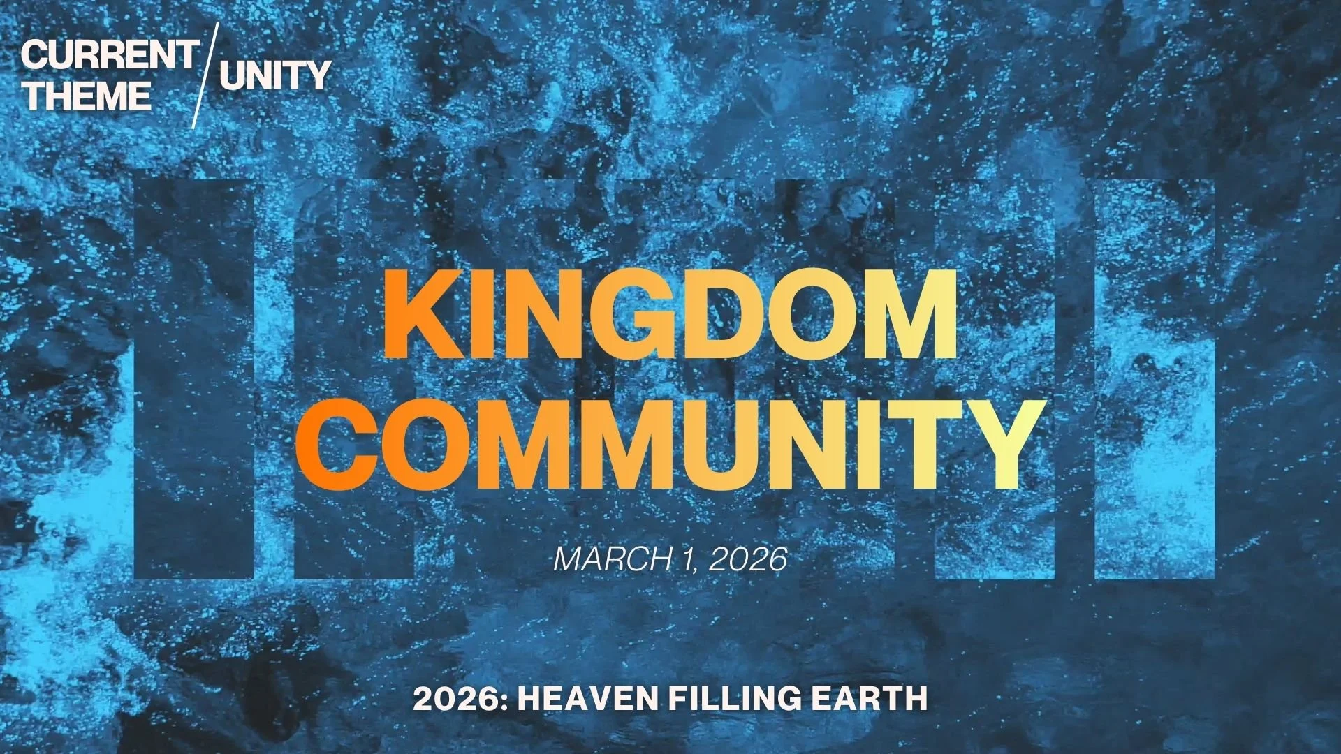 Kingdom Community - Pastor Tim