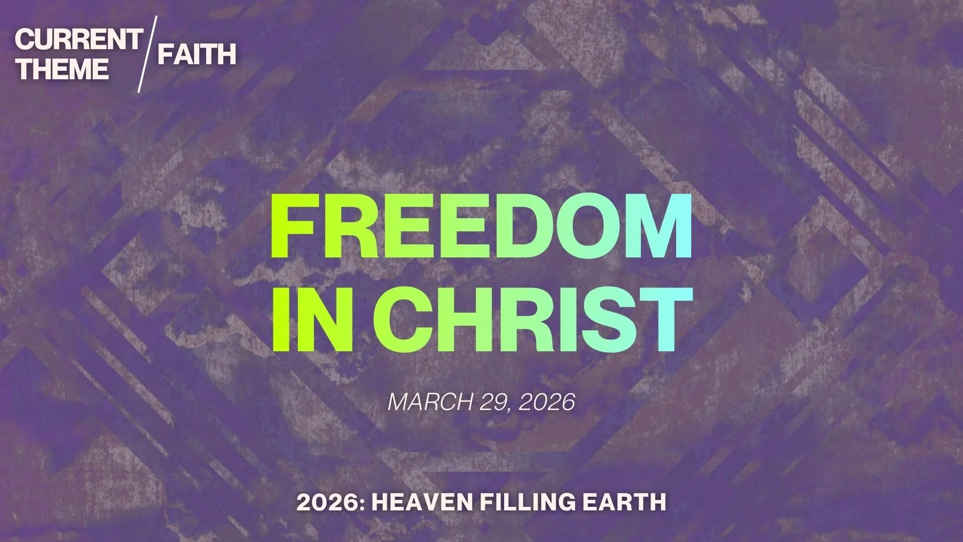 Freedom in Christ - Pastor Mark