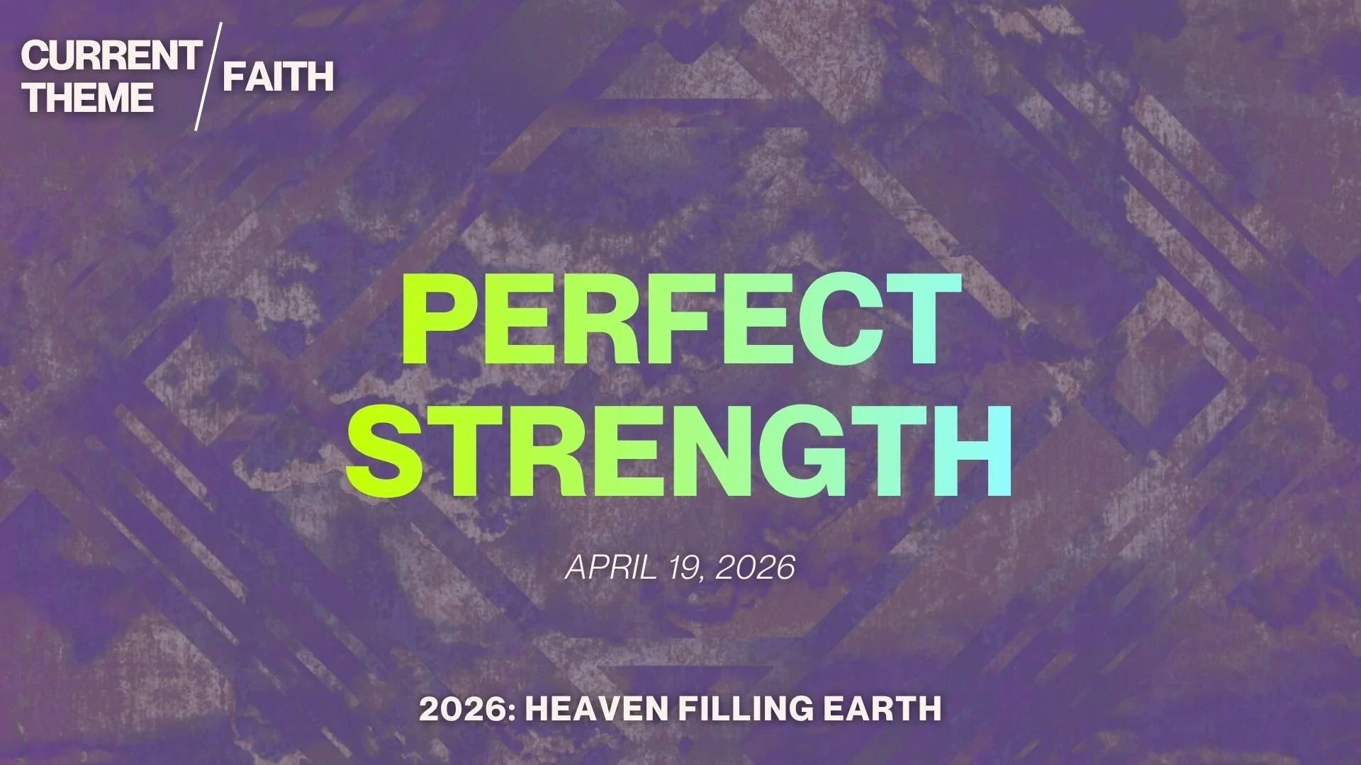 Perfect Strength - Pastor Tim