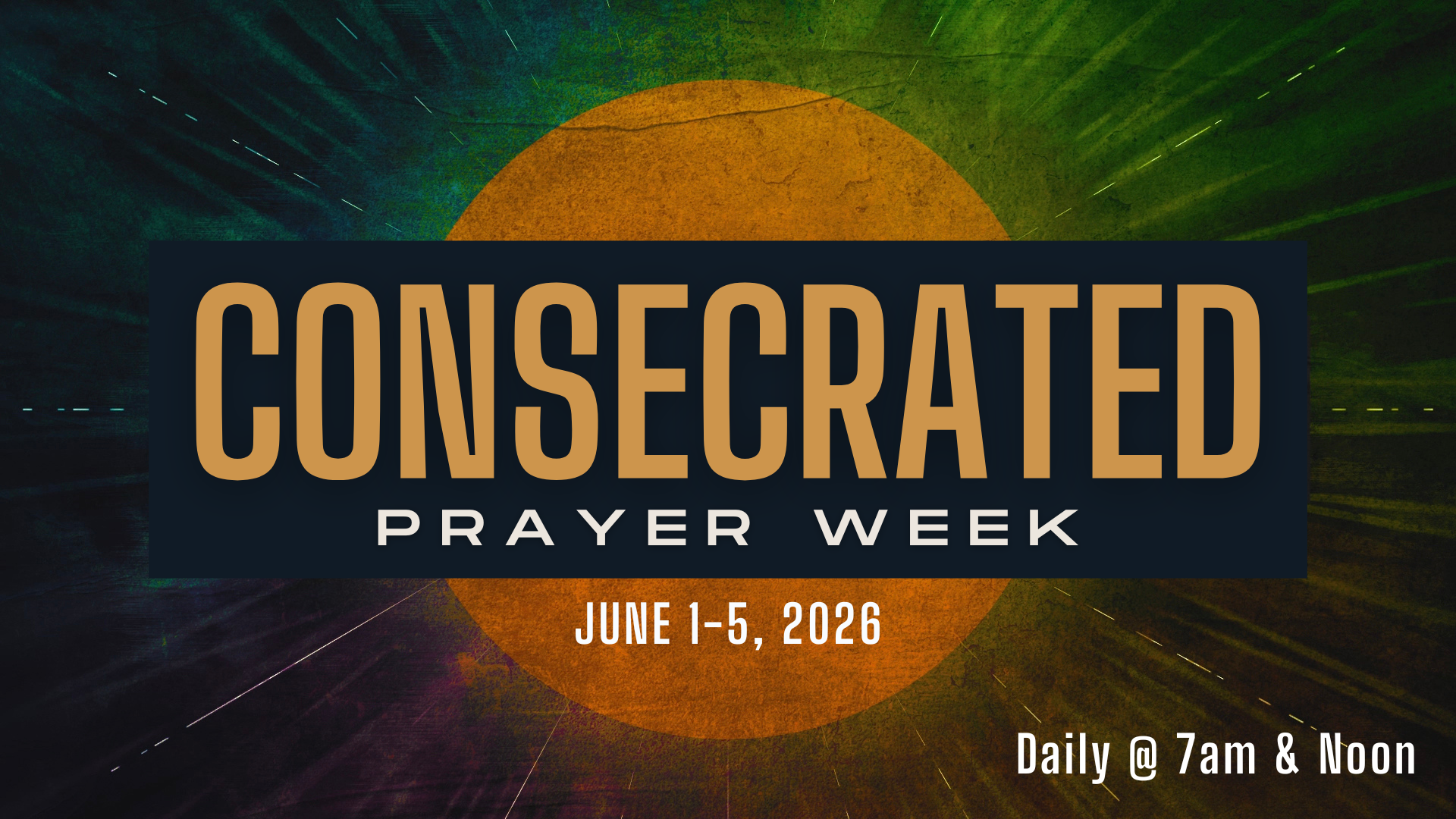 Consecrated Prayer Week