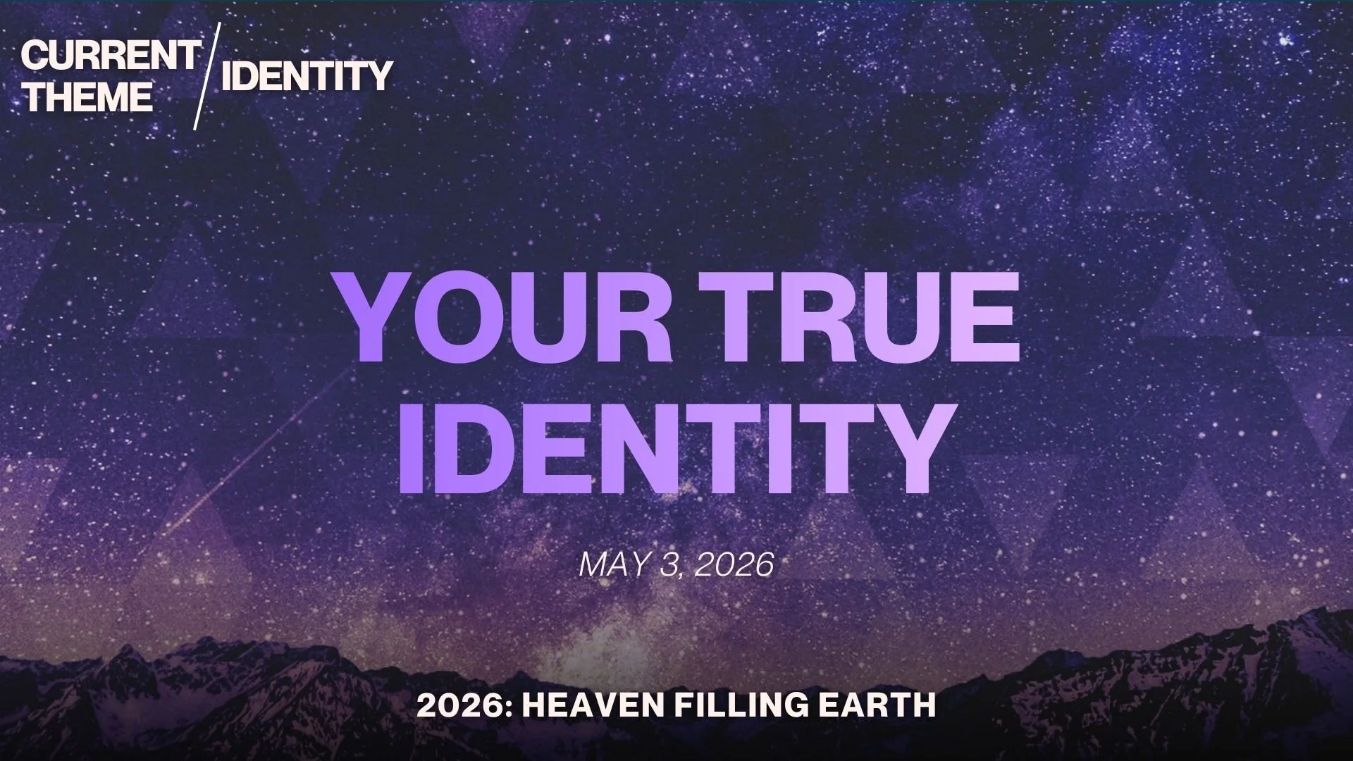 Your True Identity - Pastor Mark