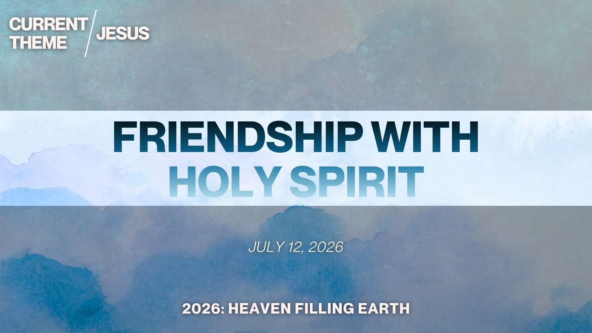Friendship with Holy Spirit - Pastor Tim