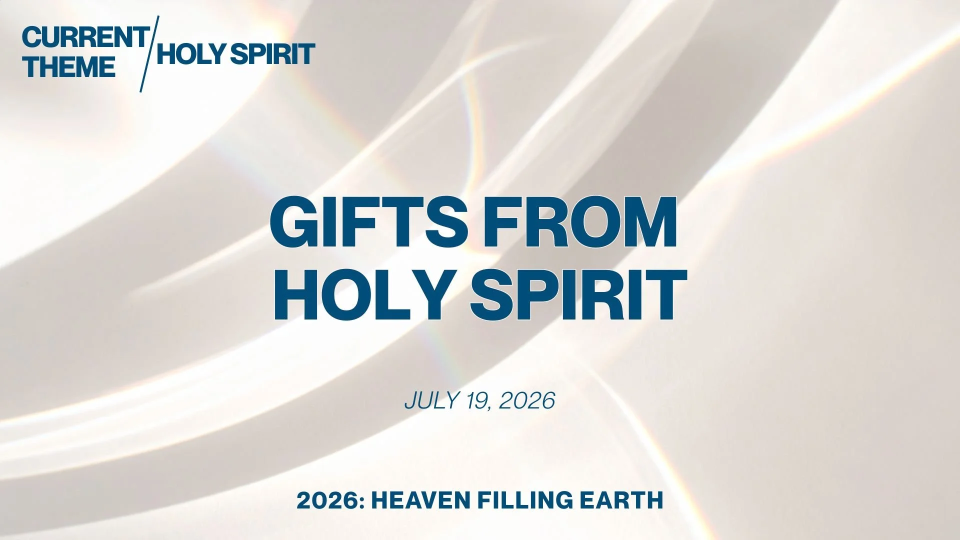Gifts from Holy Spirit - Pastor Mark