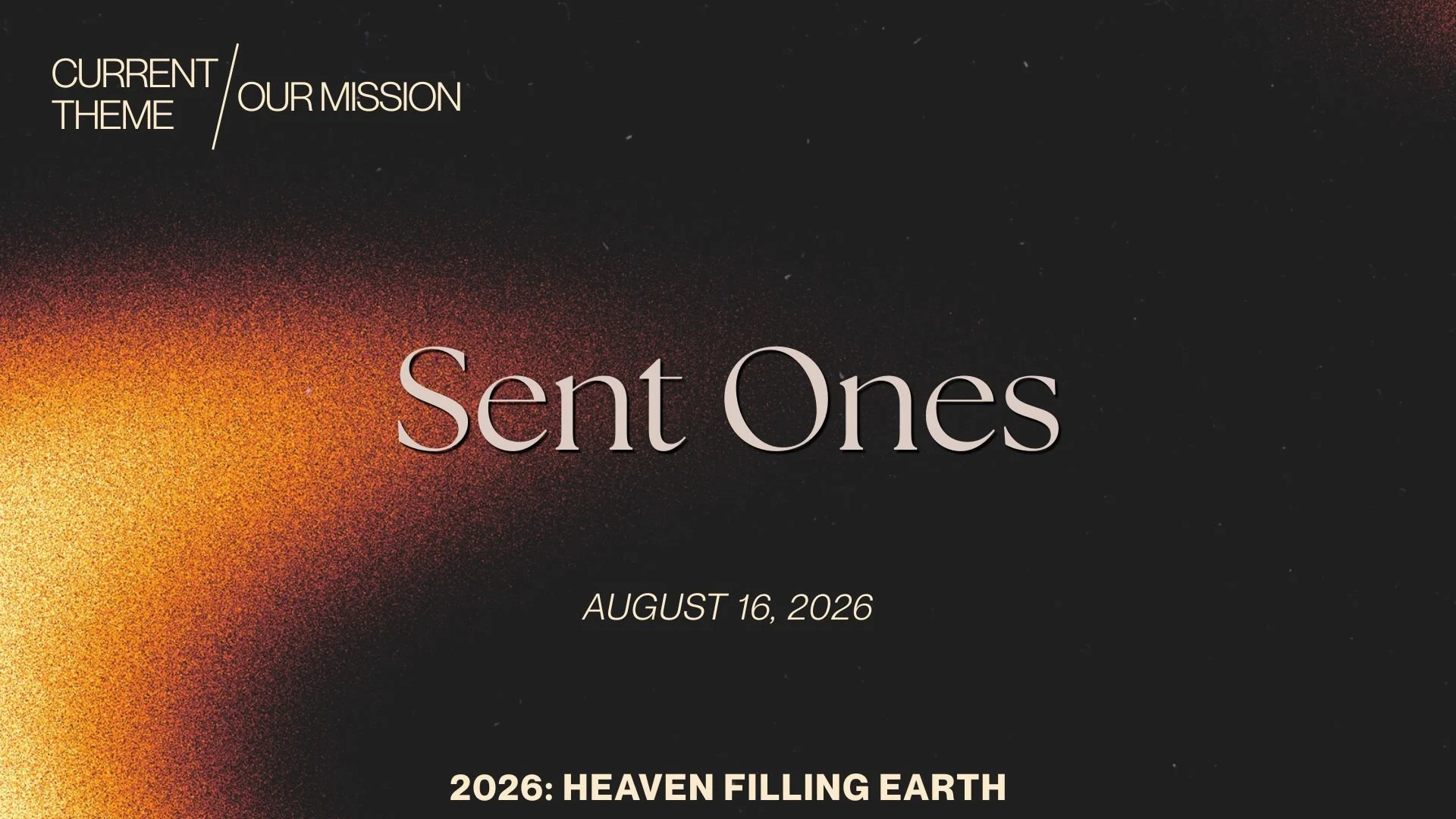 Sent Ones - Pastor Tim