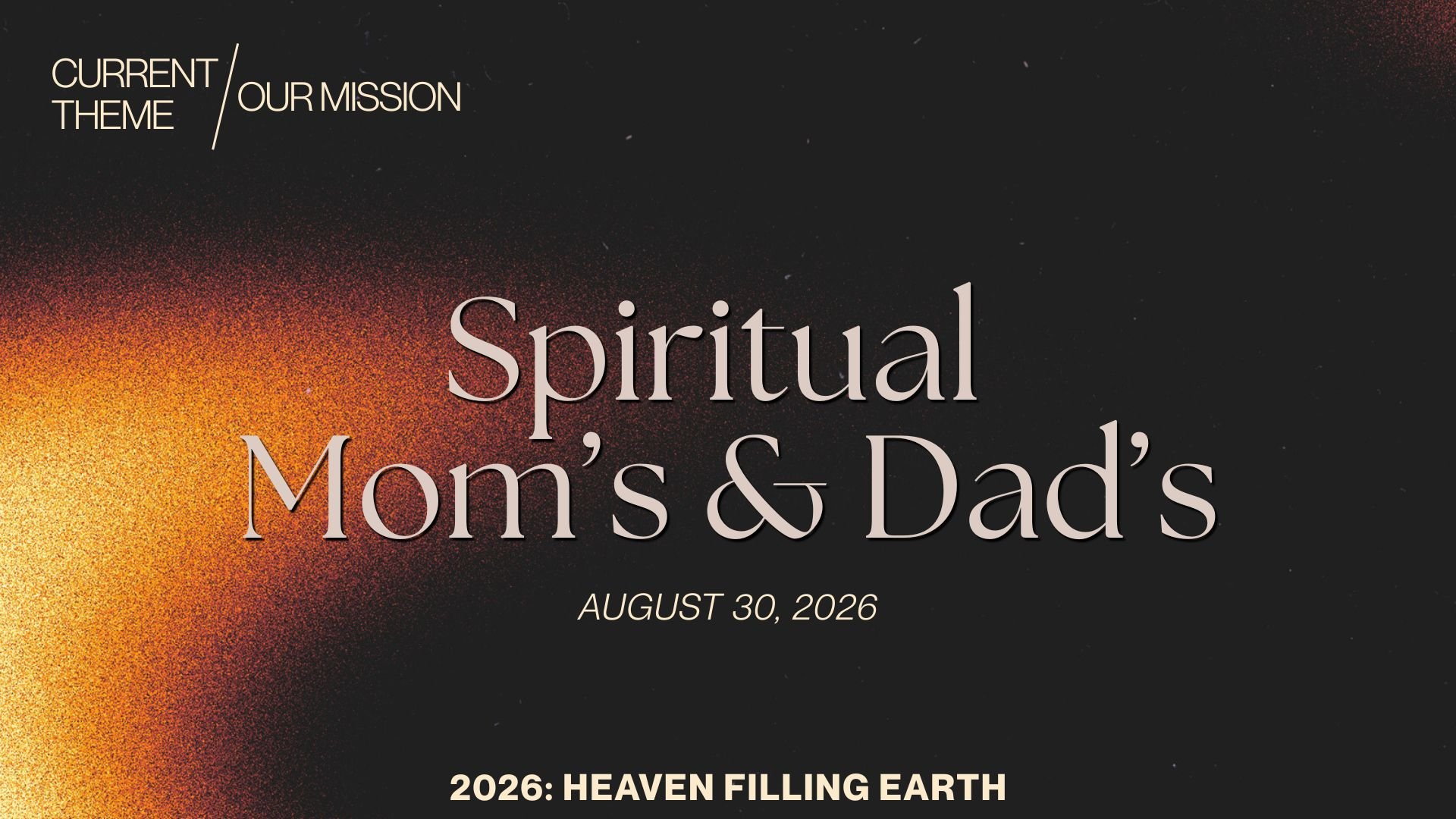 Spiritual Mom’s &amp; Dad’s - Pastor Tim