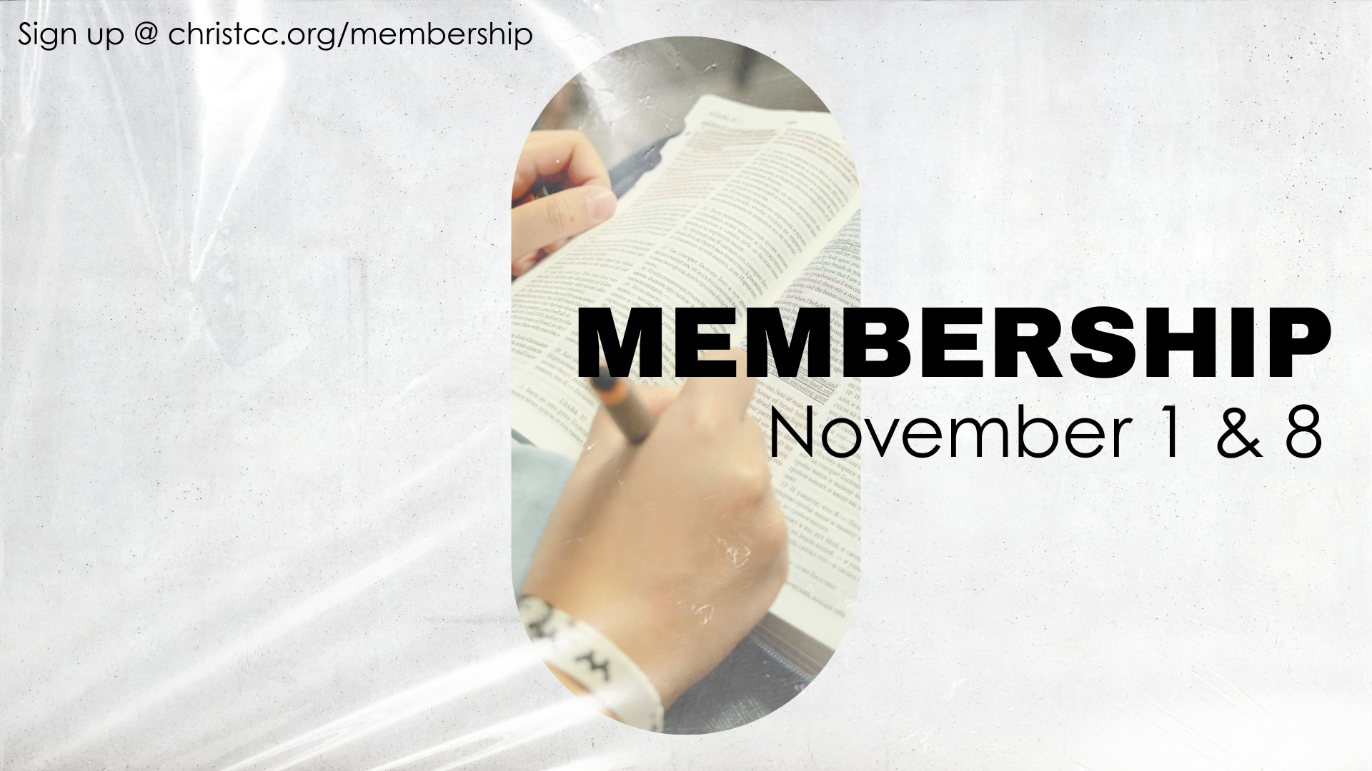 Fall Membership Classes