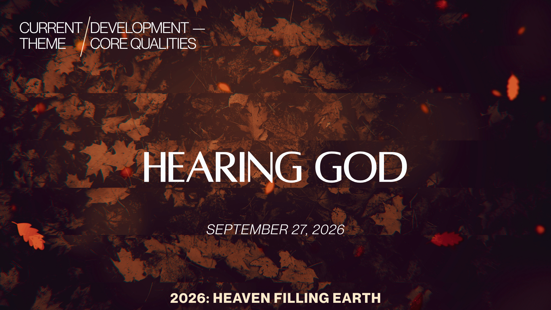 Hearing God - Pastor Tim