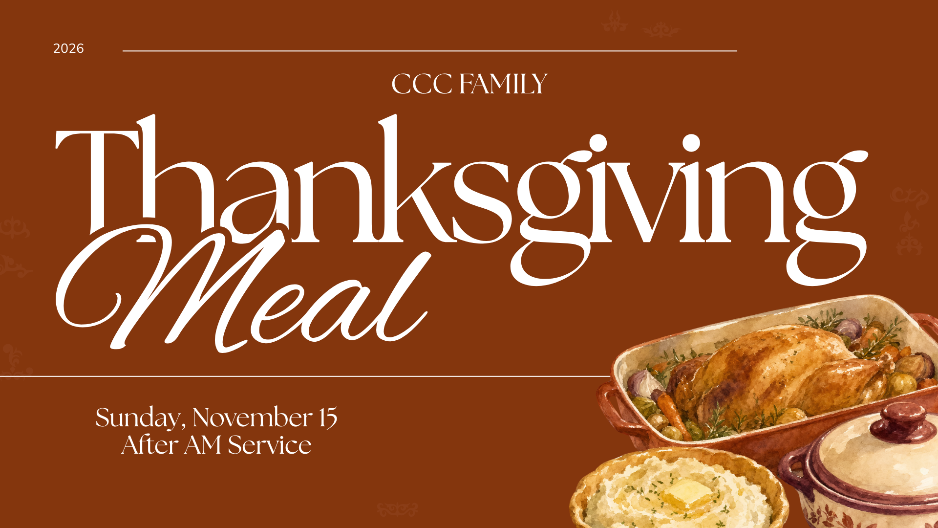 CCC Family Thanksgiving Meal