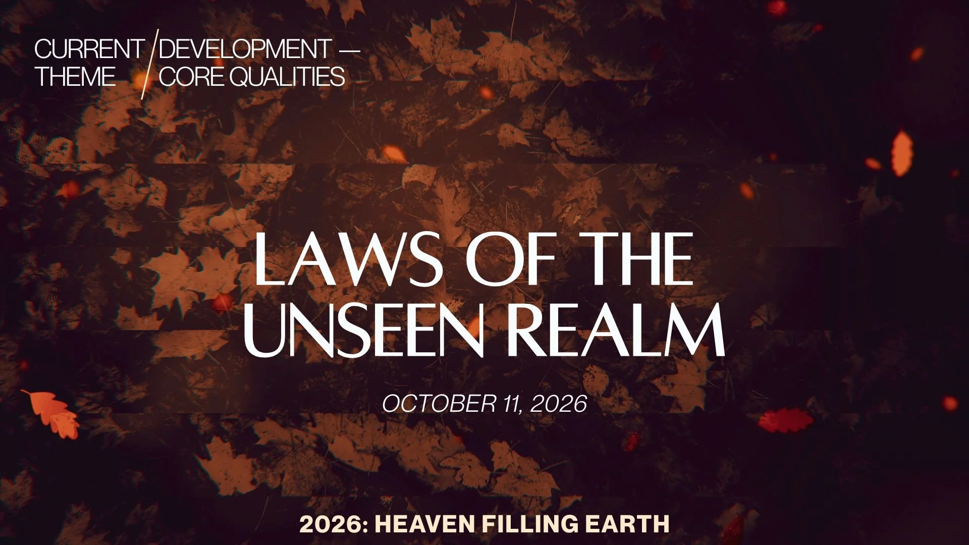 Laws of the Unseen Realm - Pastor Mark