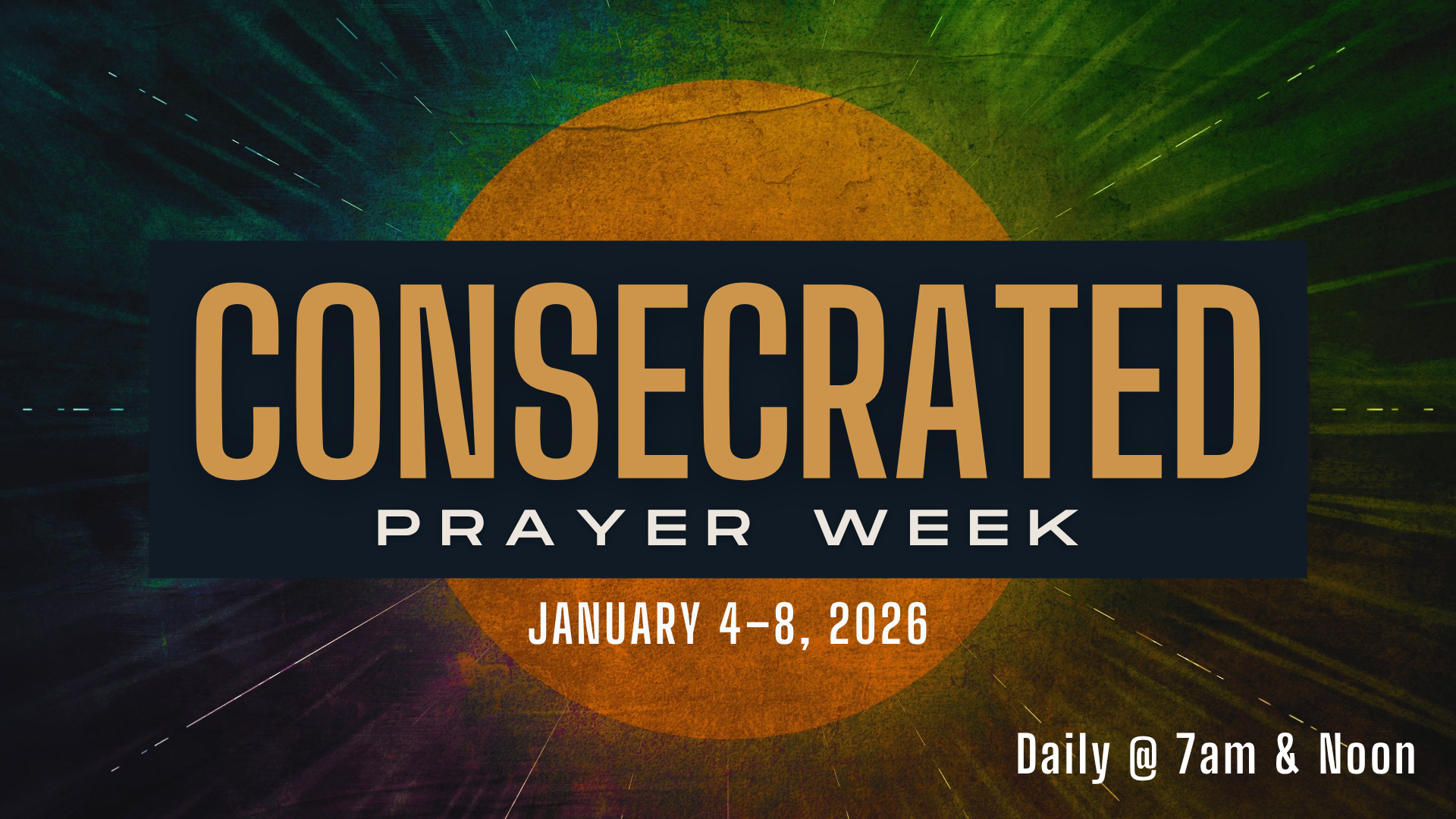 Consecrated Prayer Week
