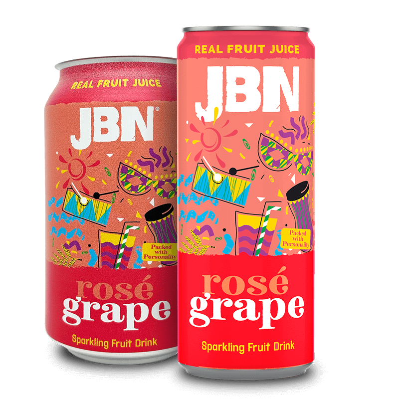 JBN Beverages | Caribbean Rosé Grape Cans