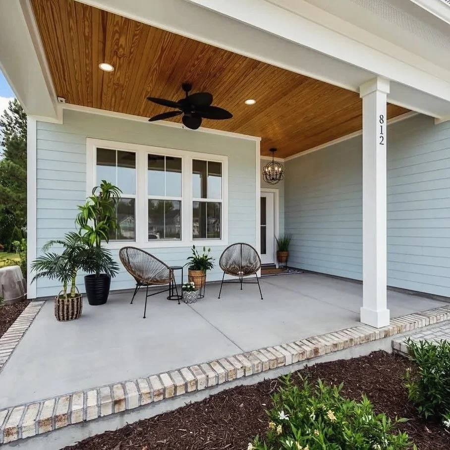      

 
   Sit back, breathe deep, and take in the view! This inviting front porch is the perfect blend of relaxed coastal charm and handcrafted detail — made for slow mornings and friendly hellos.    #cedargroveconstruction     #CoastalPorch     #F