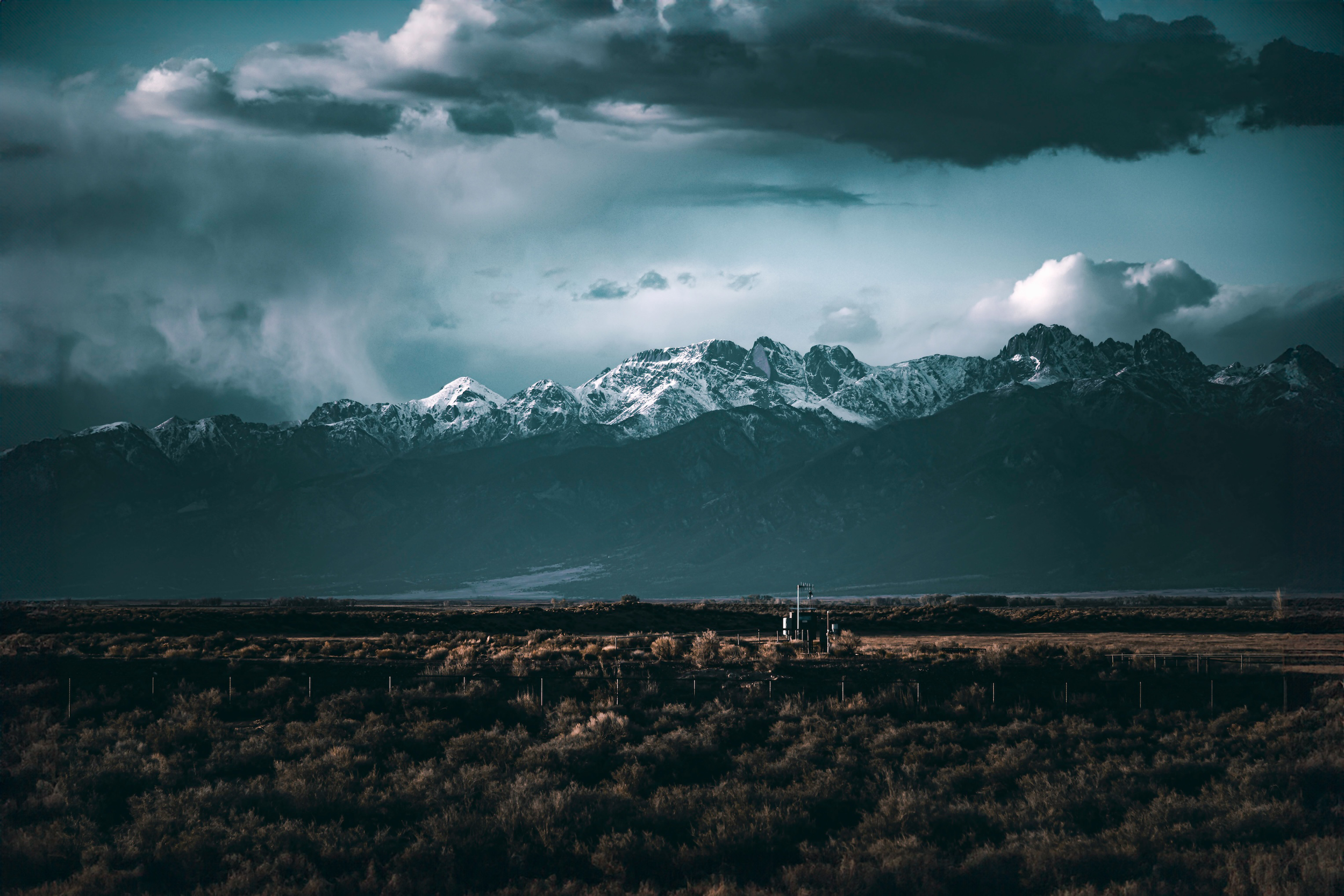 Snow Falls on Sangres