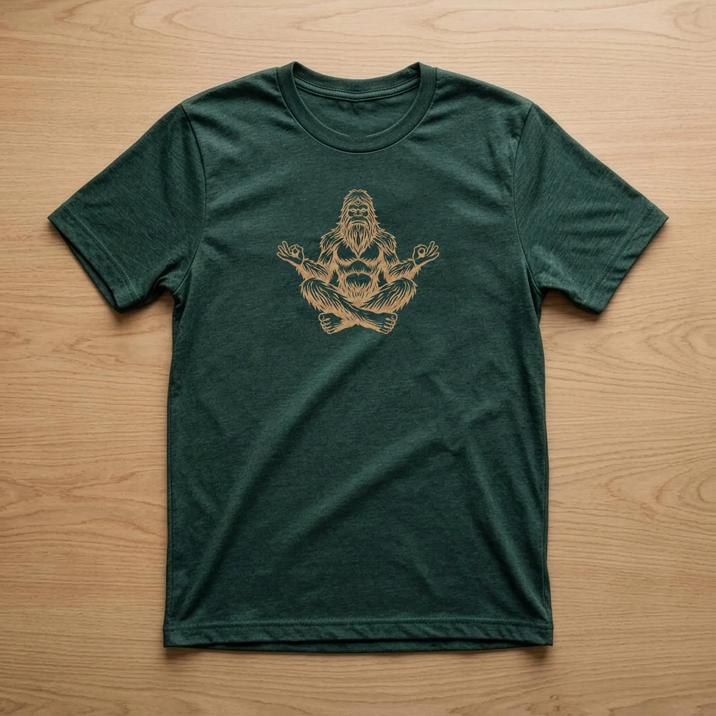 Squatch in Lotus Tee