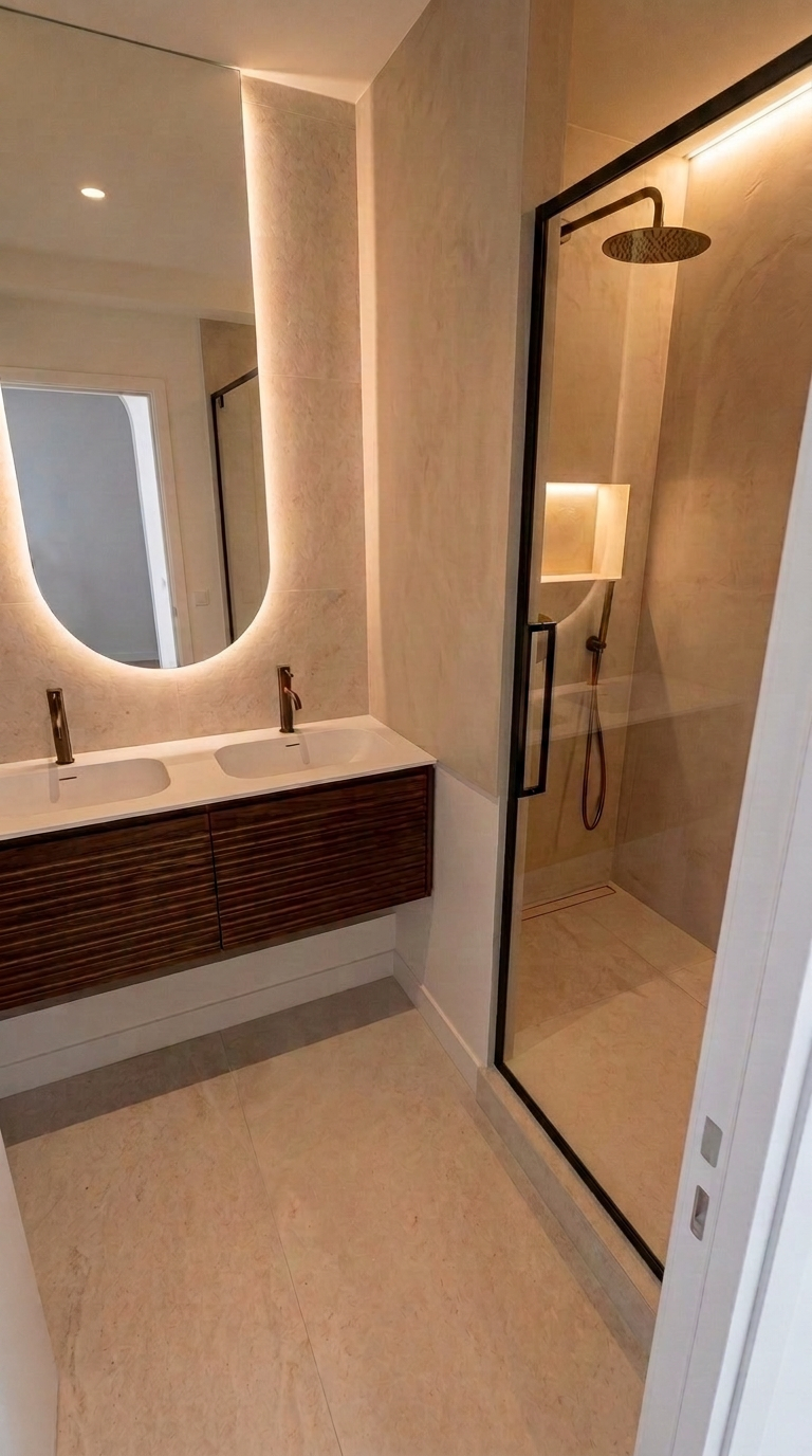 Rénovation d'une salle de bain dans le 16e arrondissement de Paris