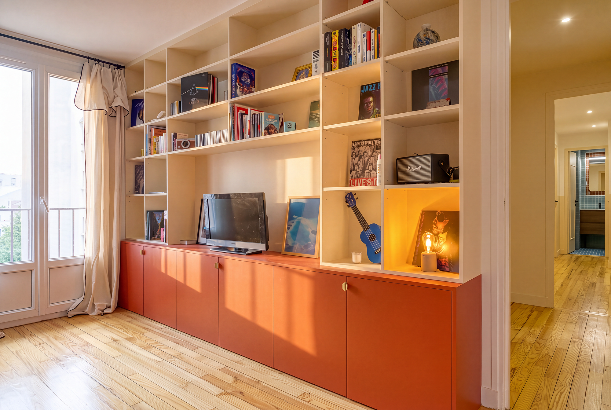 Le salon maintenant