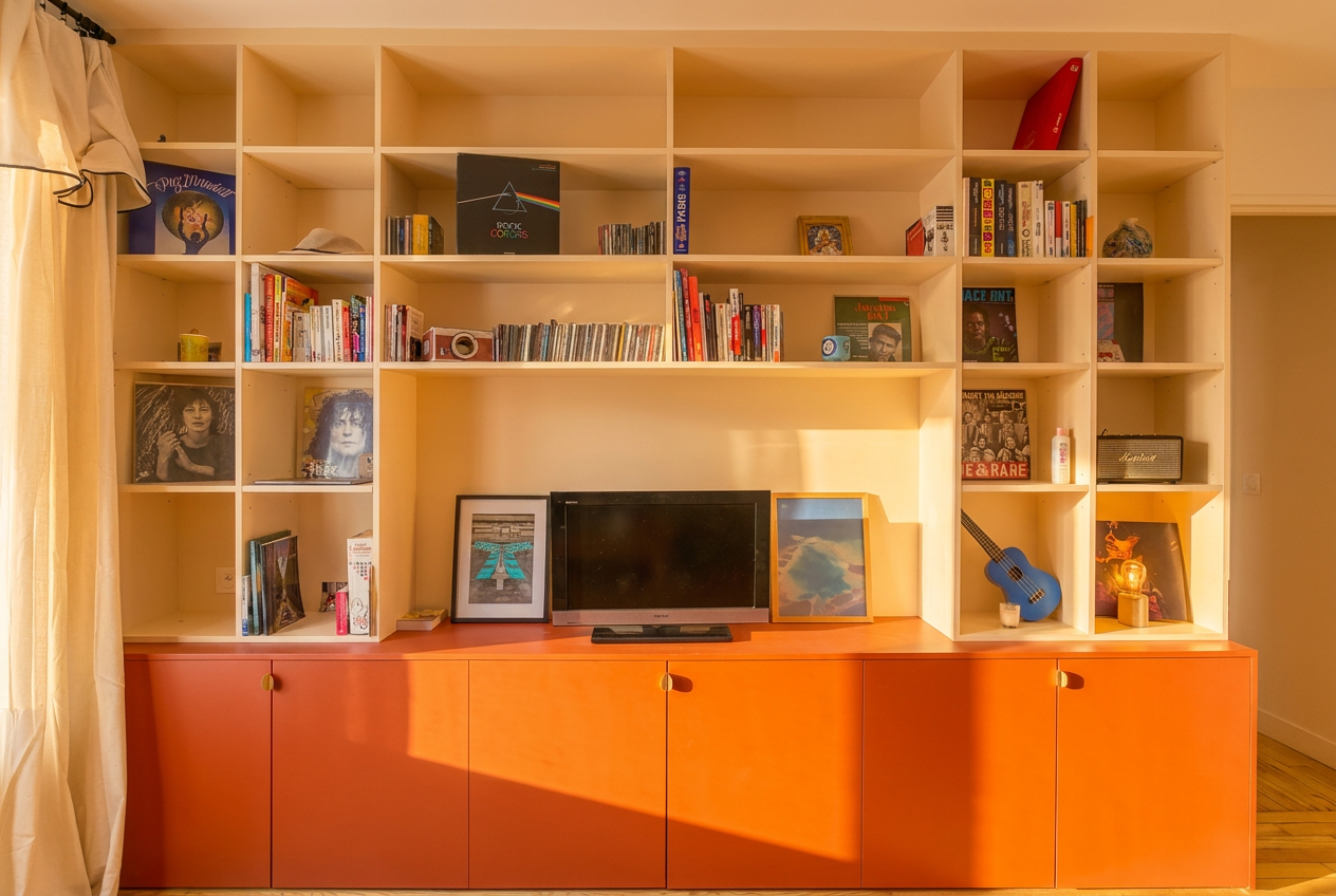 Création d'un meuble TV sur mesure