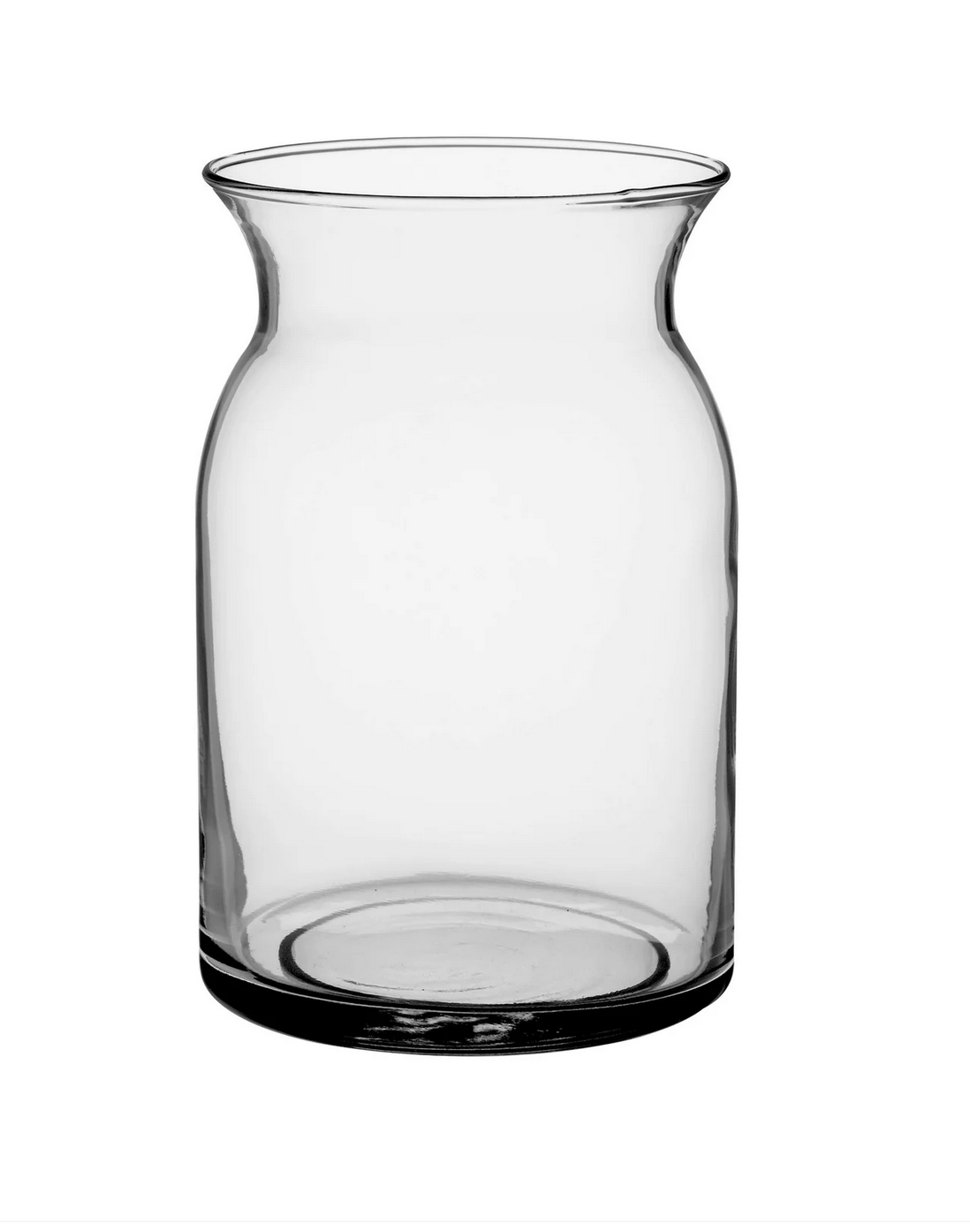 5" x 8" glass vase