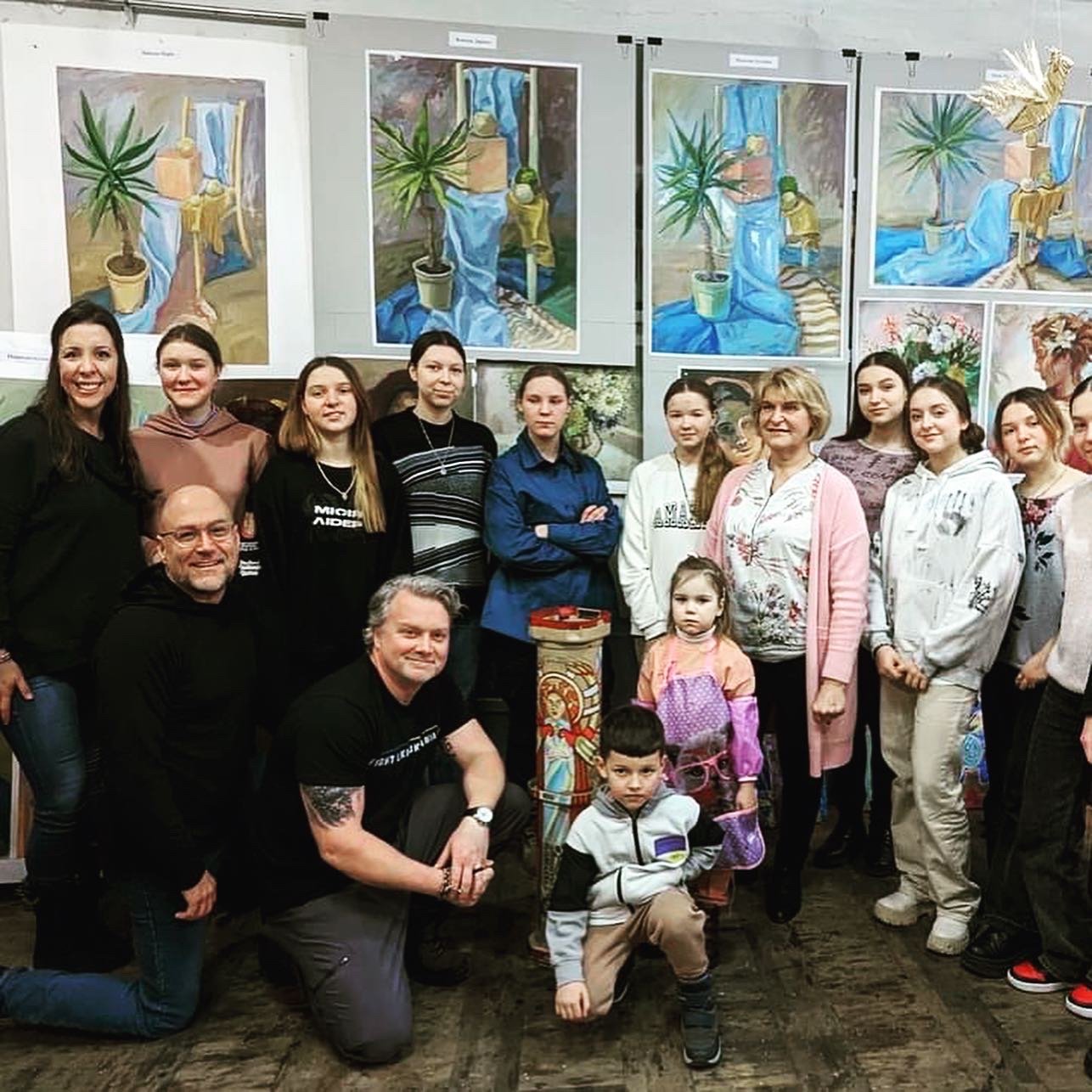 We were guests at The Lutsk Art School and learned how their art programs &amp; art therapy programs are helping children &amp; adults process the impact of the war.