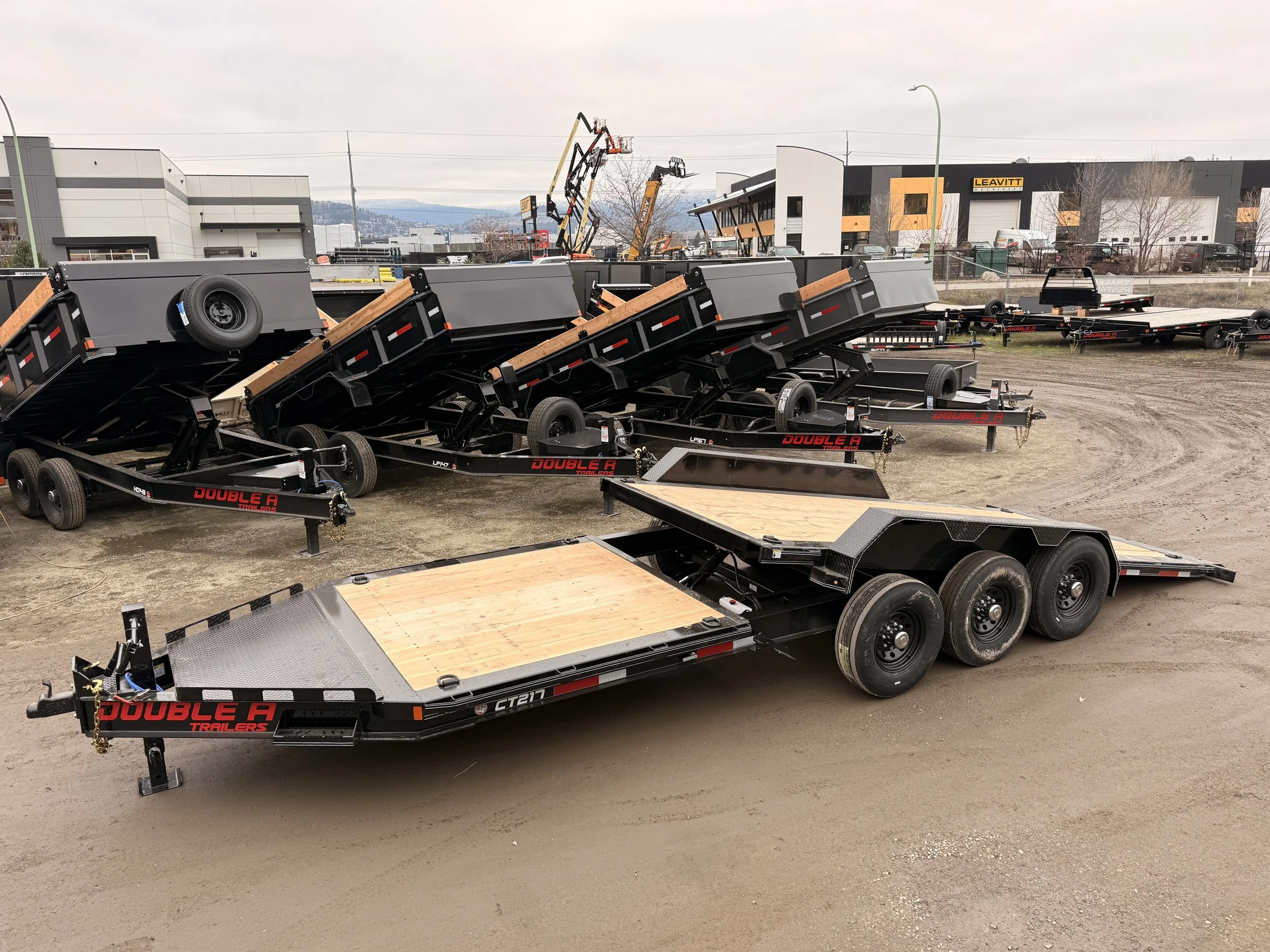 Double A Pro Series CT217-24 Cushion Tilt Trailer