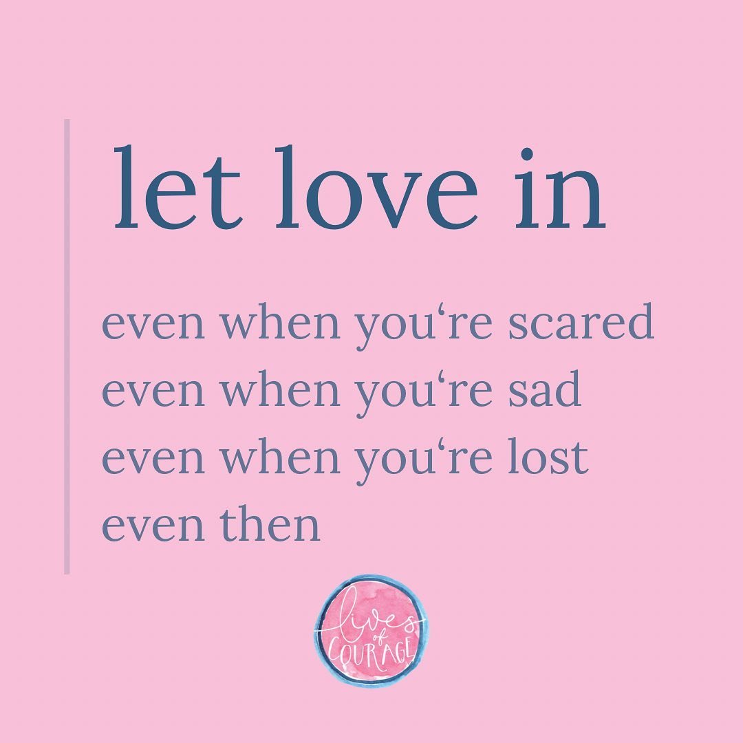 Have you ever found it challenging to let others&rsquo; care and love fully into your life? If you&rsquo;re anything like me, you might. Often. And in times of fear, overwhelm, pain and loss. But as William Blake beautifully stated, &ldquo;And we are