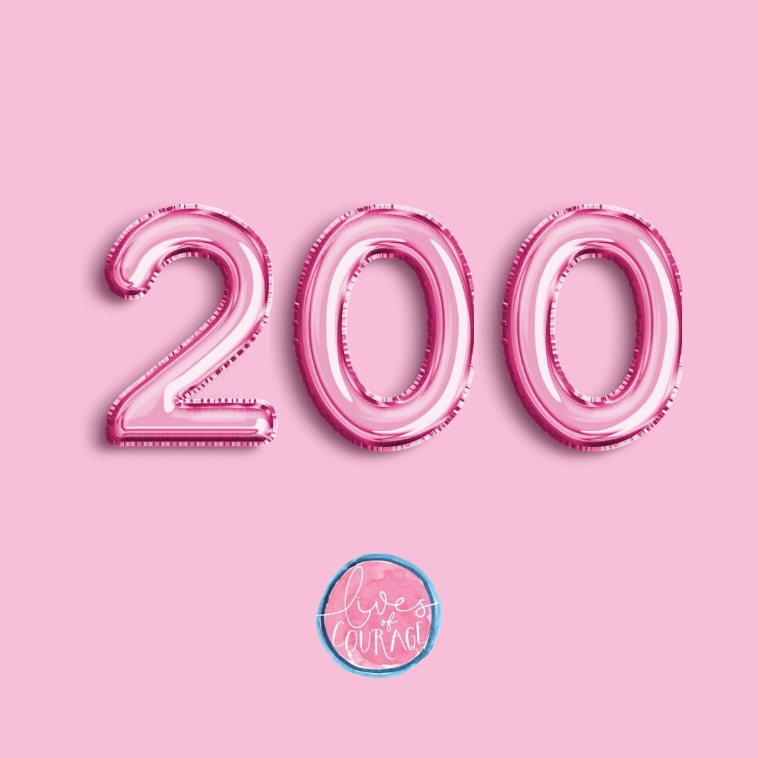 Eek! Celebrating 200 Episodes! 🎉🎉
Today marks a monumental milestone&mdash;the 200th episode of the Lives of Courage Podcast! I am deeply grateful to each and every one of you&mdash;our listeners, guests, and community members&mdash;for embarking o
