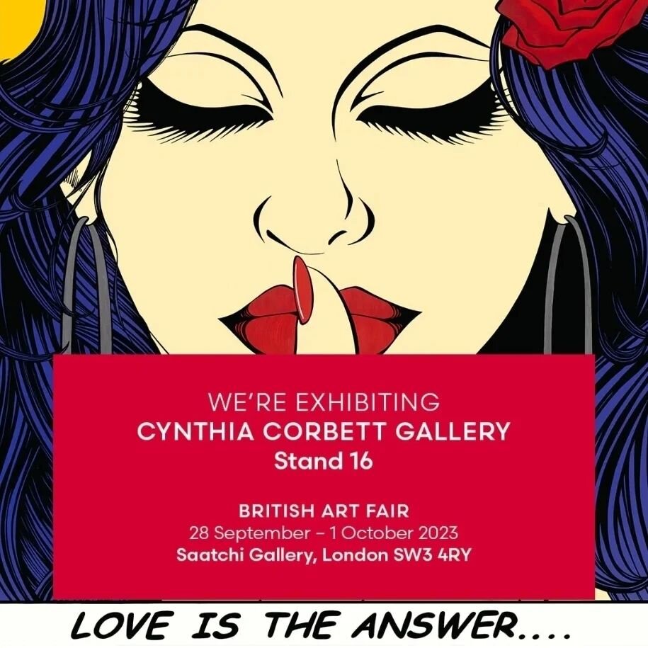 Tomorrow! Please join us at Stand 16, @BritishArtFair on Thursday, September 28th, from 5 pm to 6 pm.

Regram @cynthiacorbettgallery

We are deeply honored to present the iconic artworks of none other than the Queen of British Pop Art herself, @Debor