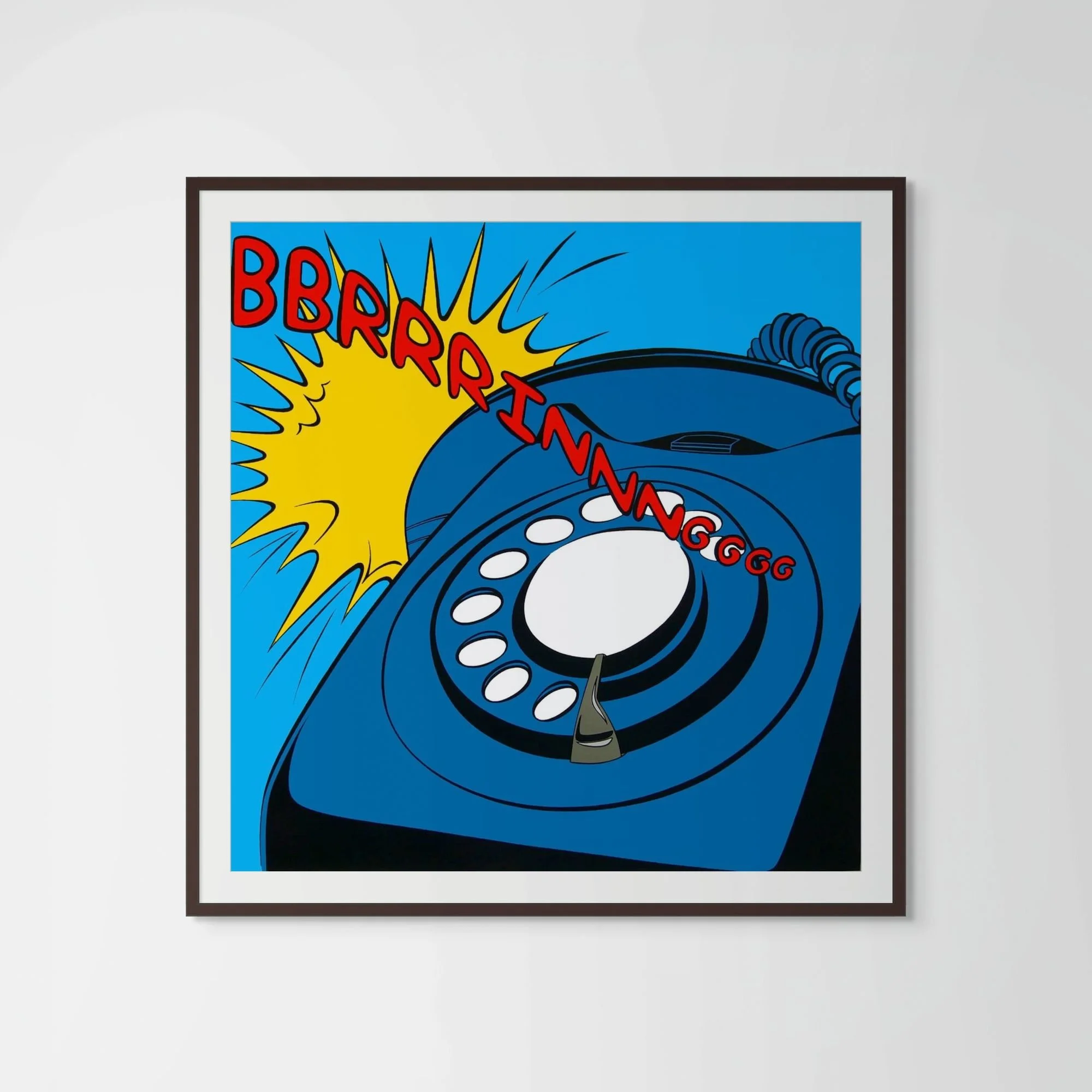 Brrriiinnng |
Edition of 50 |
£6,500 |
Unframed 110cm x 110cm