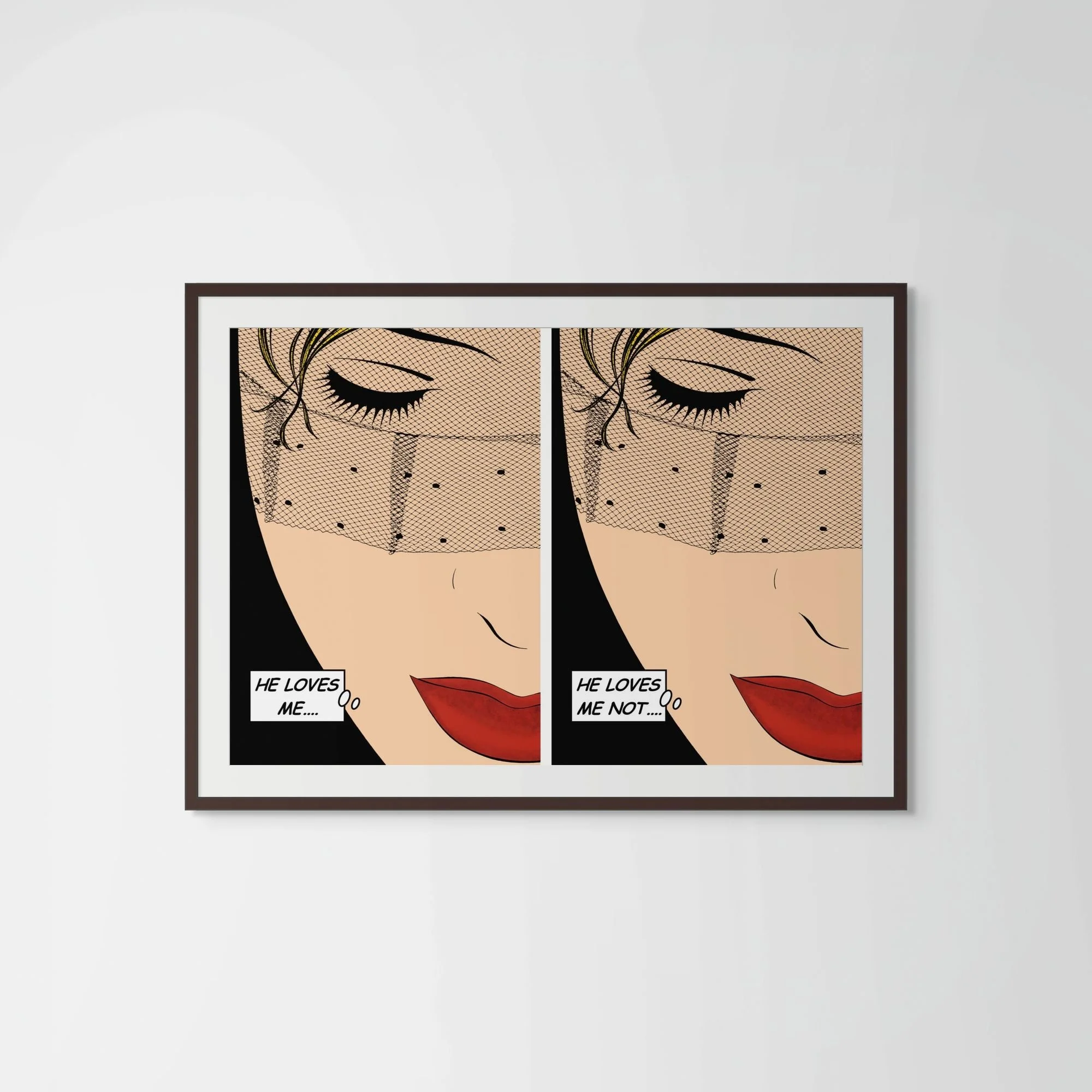 He Loves Me, He Loves Me Not |
Edition of 12 - only 1 available |
£10,000 |
Unframed 80cm x 110cm