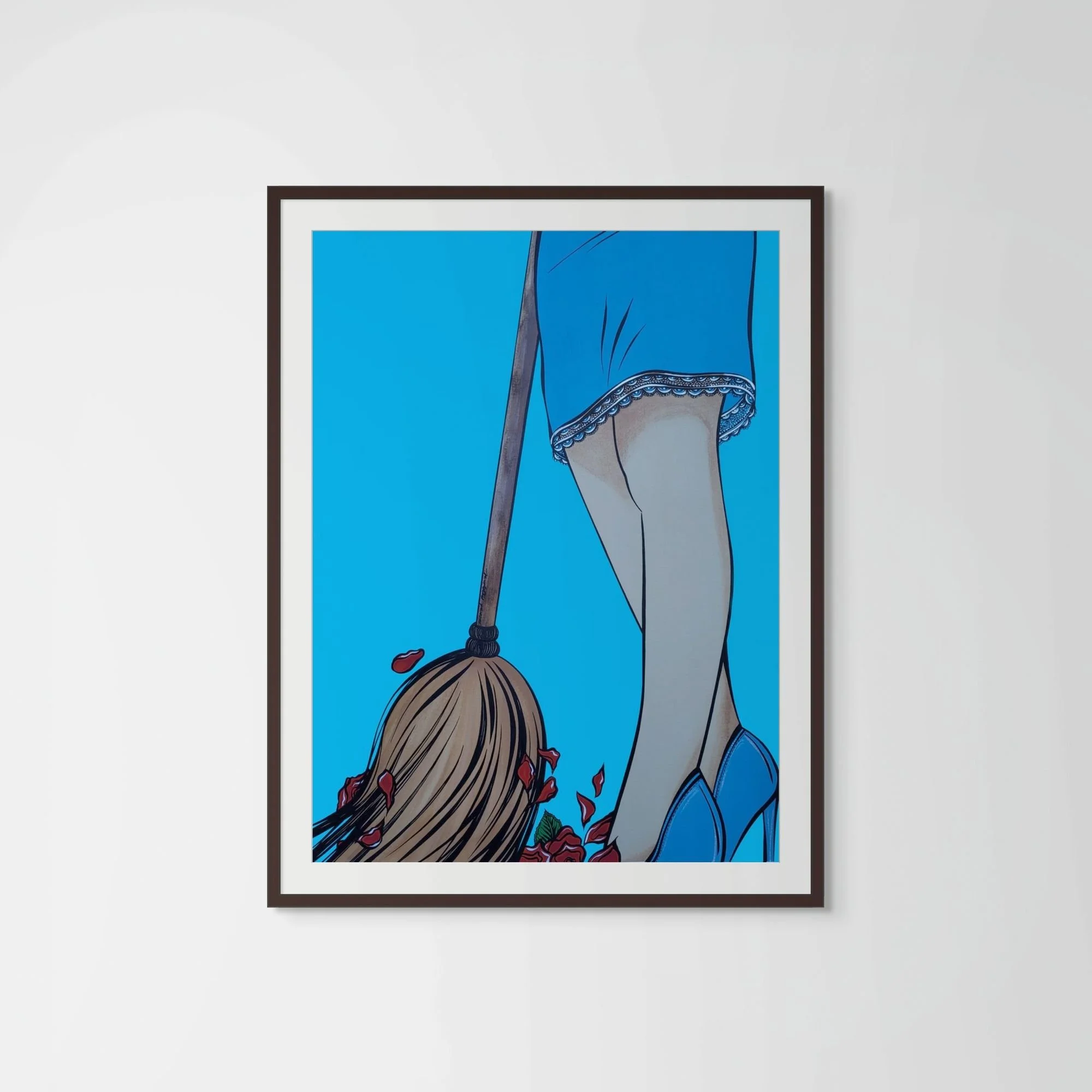 Swept Away By Love |
Acrylic on 640g Arches paper |
Unframed 39cm x 53cm |
£ POA