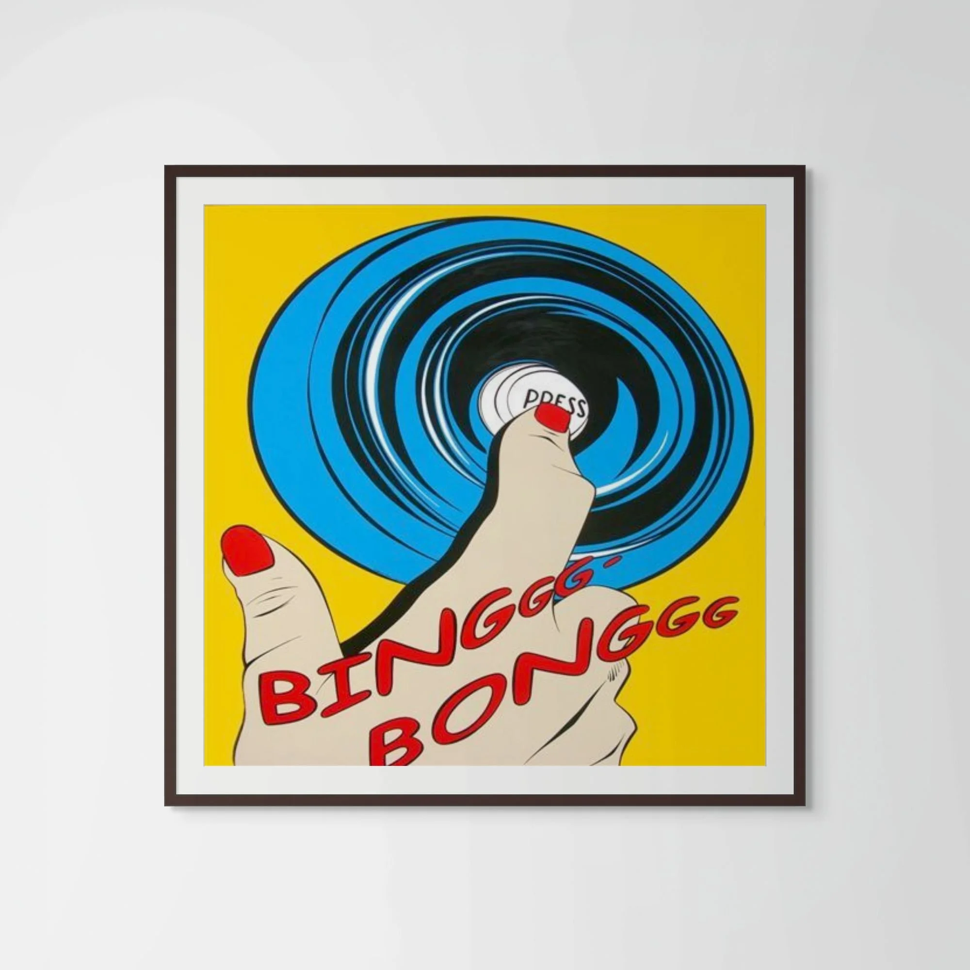 Bing Bong
Edition of 50
£5,000
Unframed 110cm x 110cm